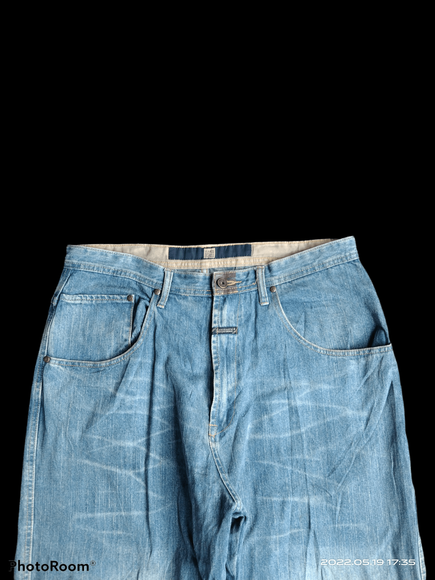 Marithe + Francois Girbaud DISTRESSED BAGGY MARITHE FRANCOIS GIRBAUD DENIM PANTS Size US 33 - 4 Thumbnail