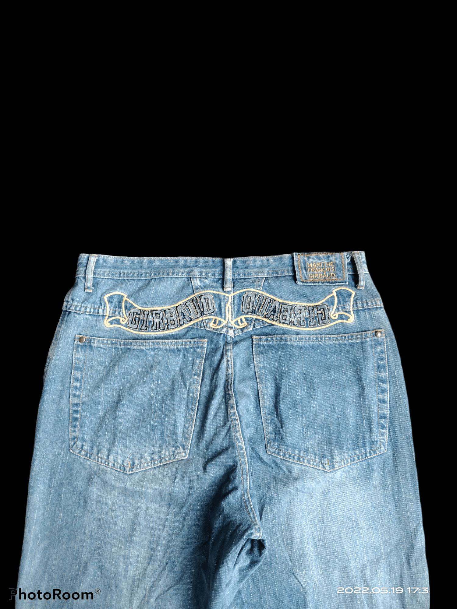 Marithe + Francois Girbaud DISTRESSED BAGGY MARITHE FRANCOIS GIRBAUD DENIM PANTS Size US 33 - 3 Thumbnail