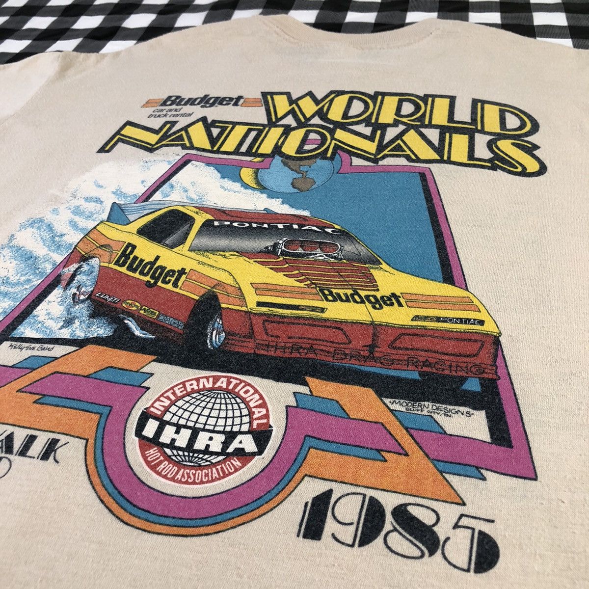 Vintage IHRA Summer Nationals 1985 Pro Stock Car Racing Vintage T Size US XL / EU 56 / 4 - 6 Thumbnail
