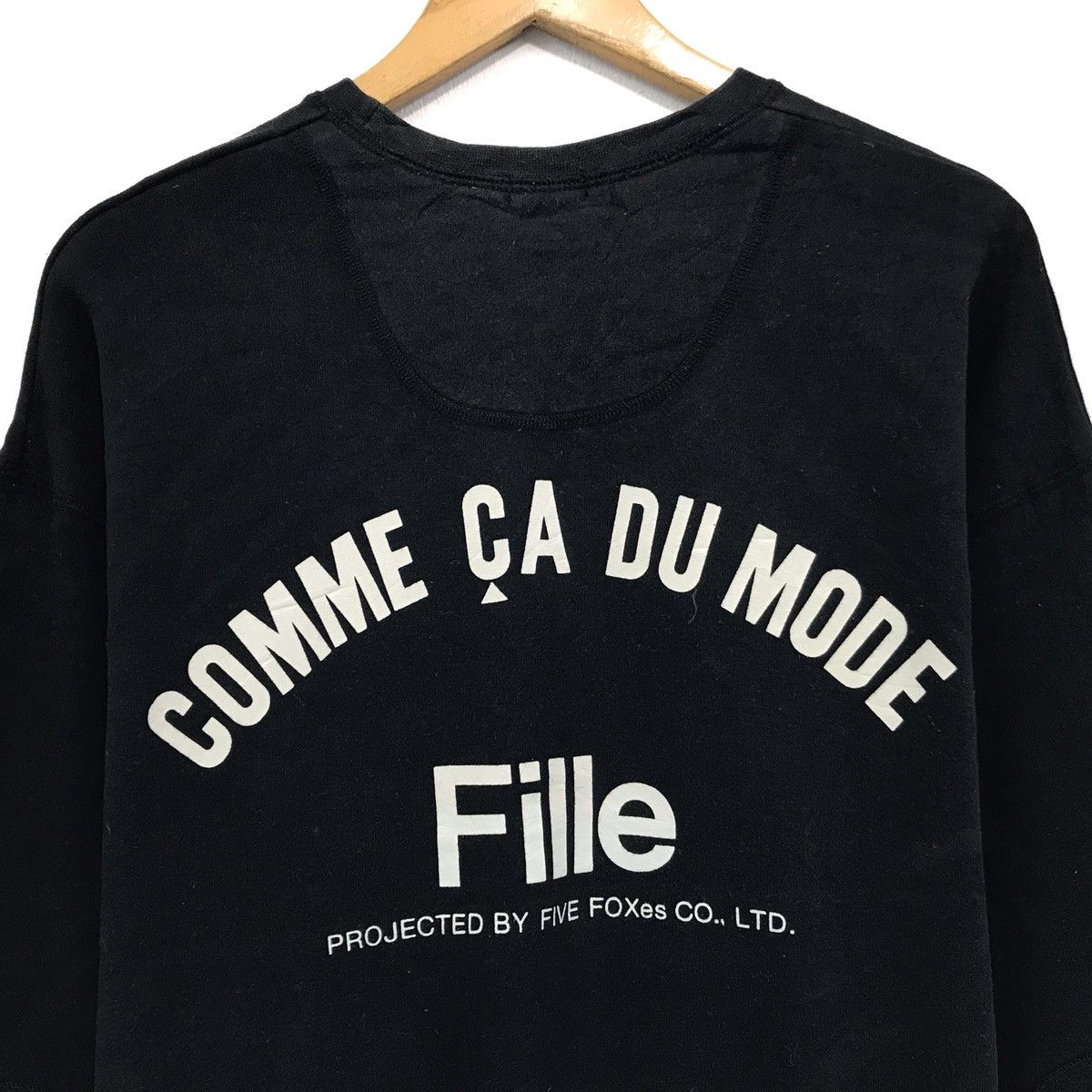Comme Ca Ism × Japanese Brand Comme Ca Du Mode Sweatshirt Big Logo Comme Ca Du Mode Fille Size US M / EU 48-50 / 2 - 2 Thumbnail