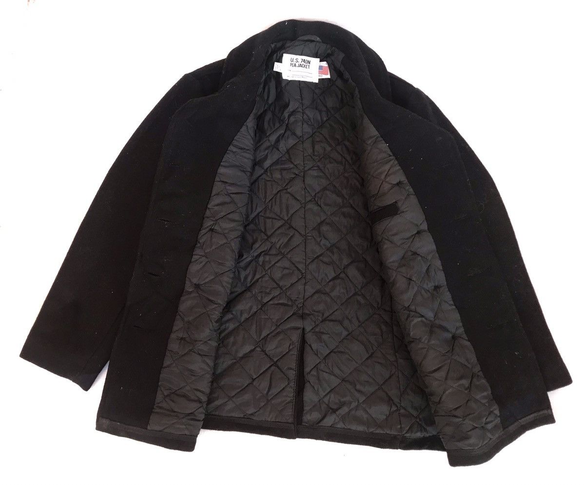 Schott Steals💥 Schott Double Breasted Wool Pea Coat Worker Jacket Size US M / EU 48-50 / 2 - 3 Thumbnail