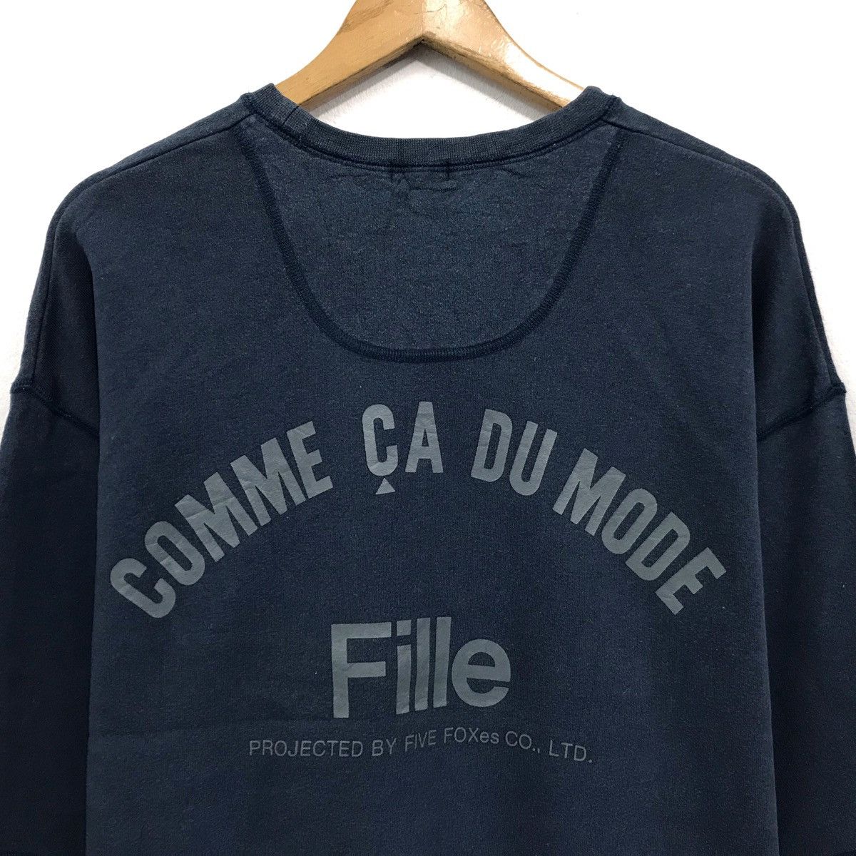 Comme Ca Ism × Vintage Comme Ca Du Mode Sweatshirt Big Logo Comme Ca Du Mode Fille Size US M / EU 48-50 / 2 - 2 Thumbnail