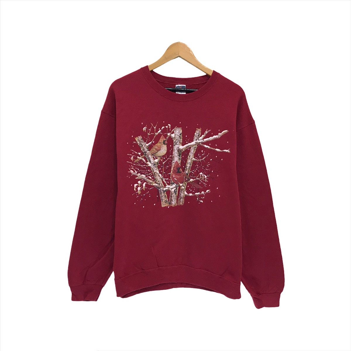 Jerzees × Vintage Vintage Art Biglogo Bird Animal Sweatshirt Size US M / EU 48-50 / 2 - 1 Thumbnail