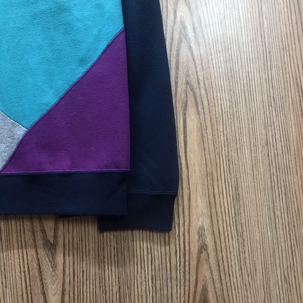 Towncraft × Vintage Vintage Town Craf Sweatshirt Colours Block CrewNeck Size US L / EU 52-54 / 3 - 4 Thumbnail