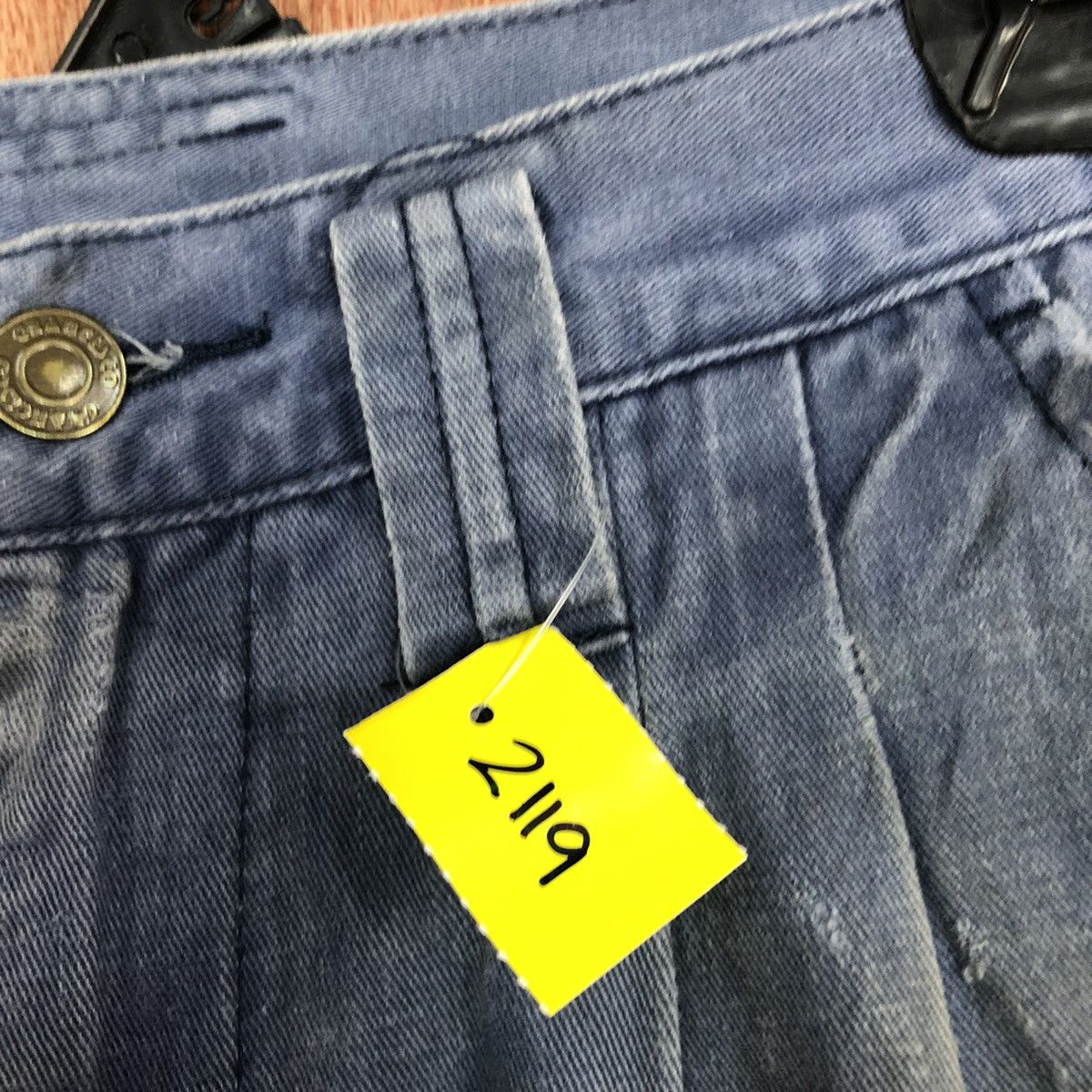 Japanese Brand DLL Grancisco Blue utility worn thrashed cargo Jeans #2119 Size US 28 / EU 44 - 9 Thumbnail