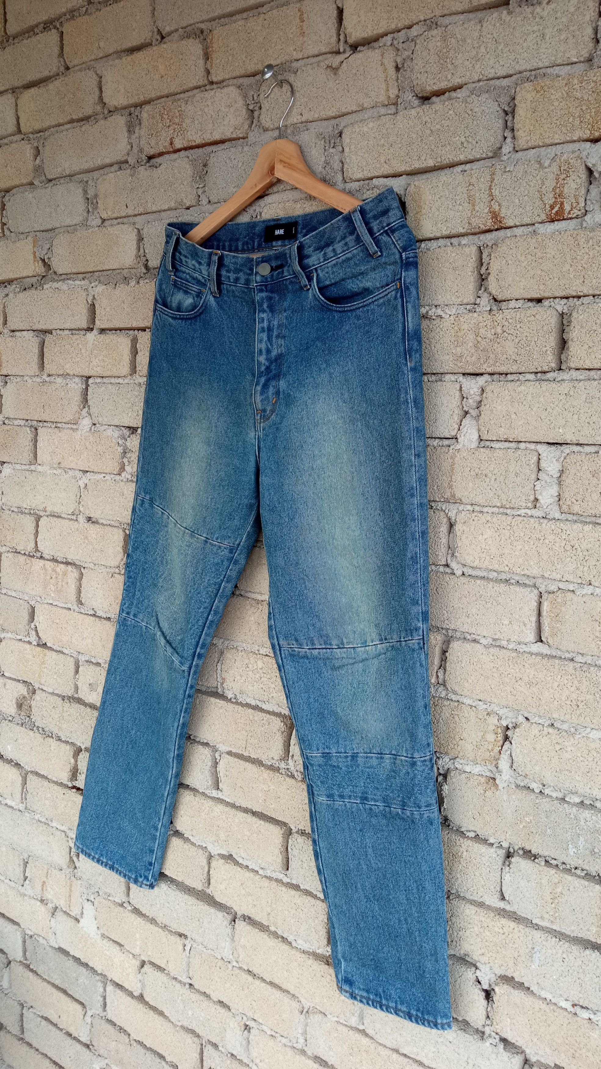 HARE × Japanese Brand × Vintage 🔥🔥Hare Biker Style Distressed Jeans Denim Size US 31 - 3 Thumbnail