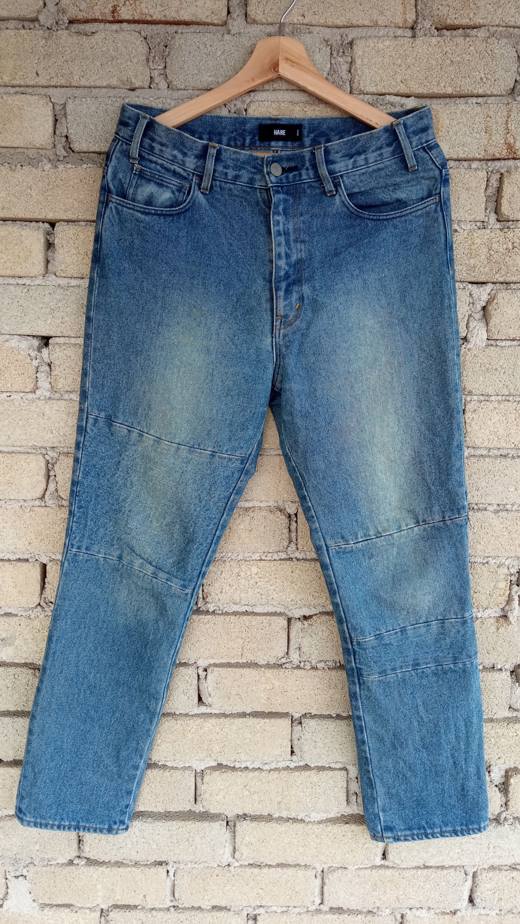 HARE × Japanese Brand × Vintage 🔥🔥Hare Biker Style Distressed Jeans Denim Size US 31 - 4 Thumbnail