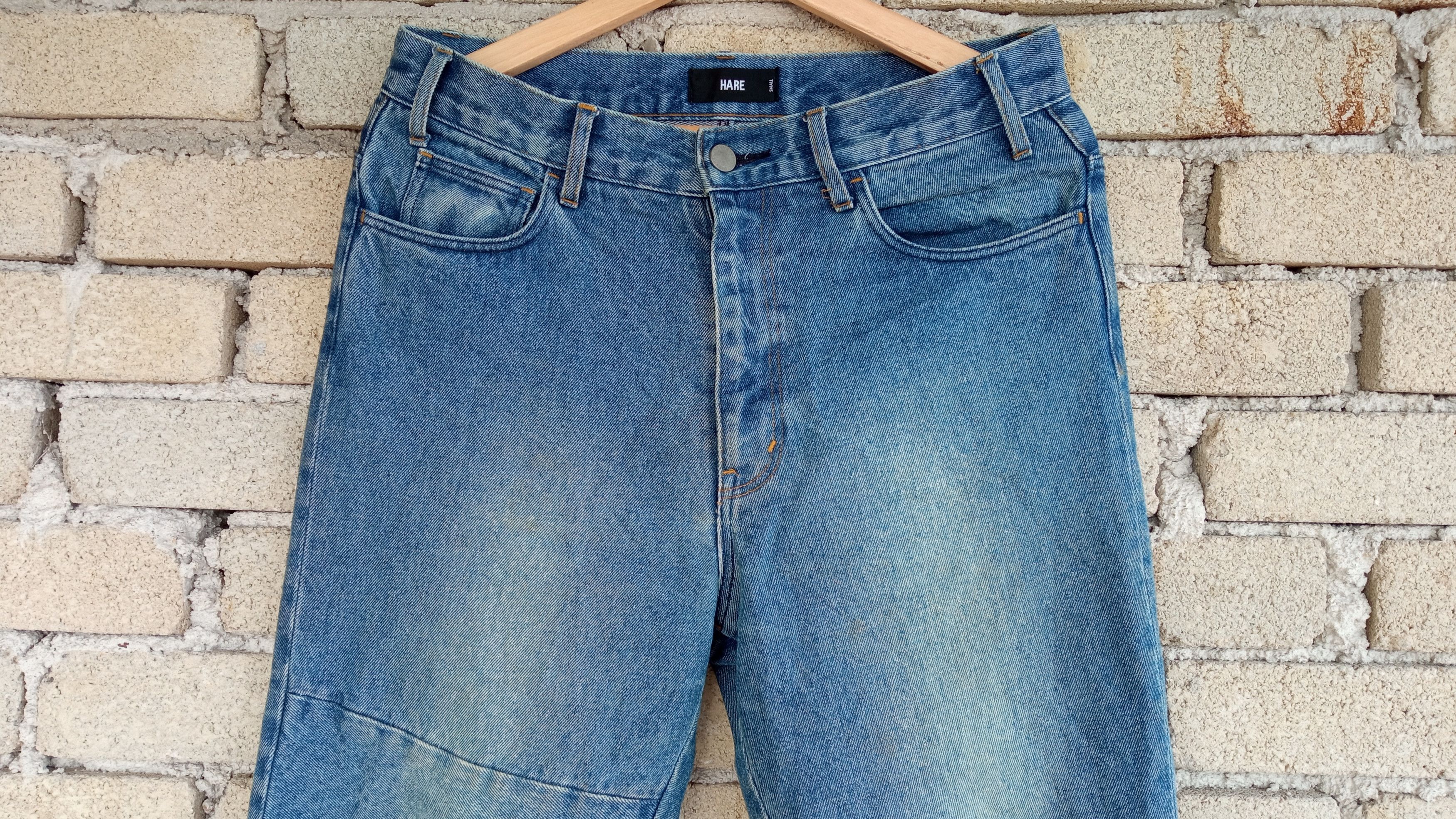HARE × Japanese Brand × Vintage 🔥🔥Hare Biker Style Distressed Jeans Denim Size US 31 - 5 Thumbnail