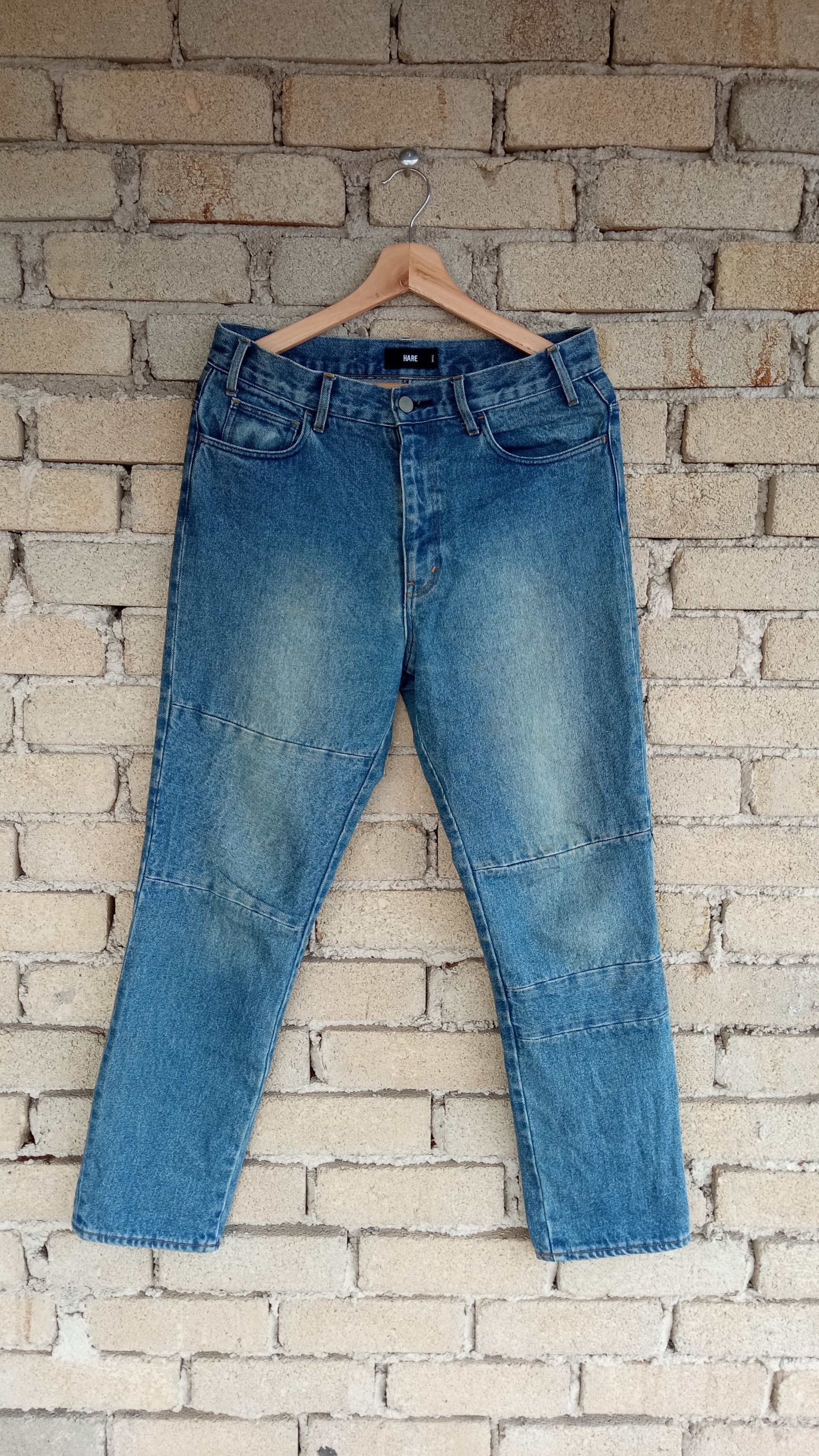 HARE × Japanese Brand × Vintage 🔥🔥Hare Biker Style Distressed Jeans Denim Size US 31 - 1 Thumbnail