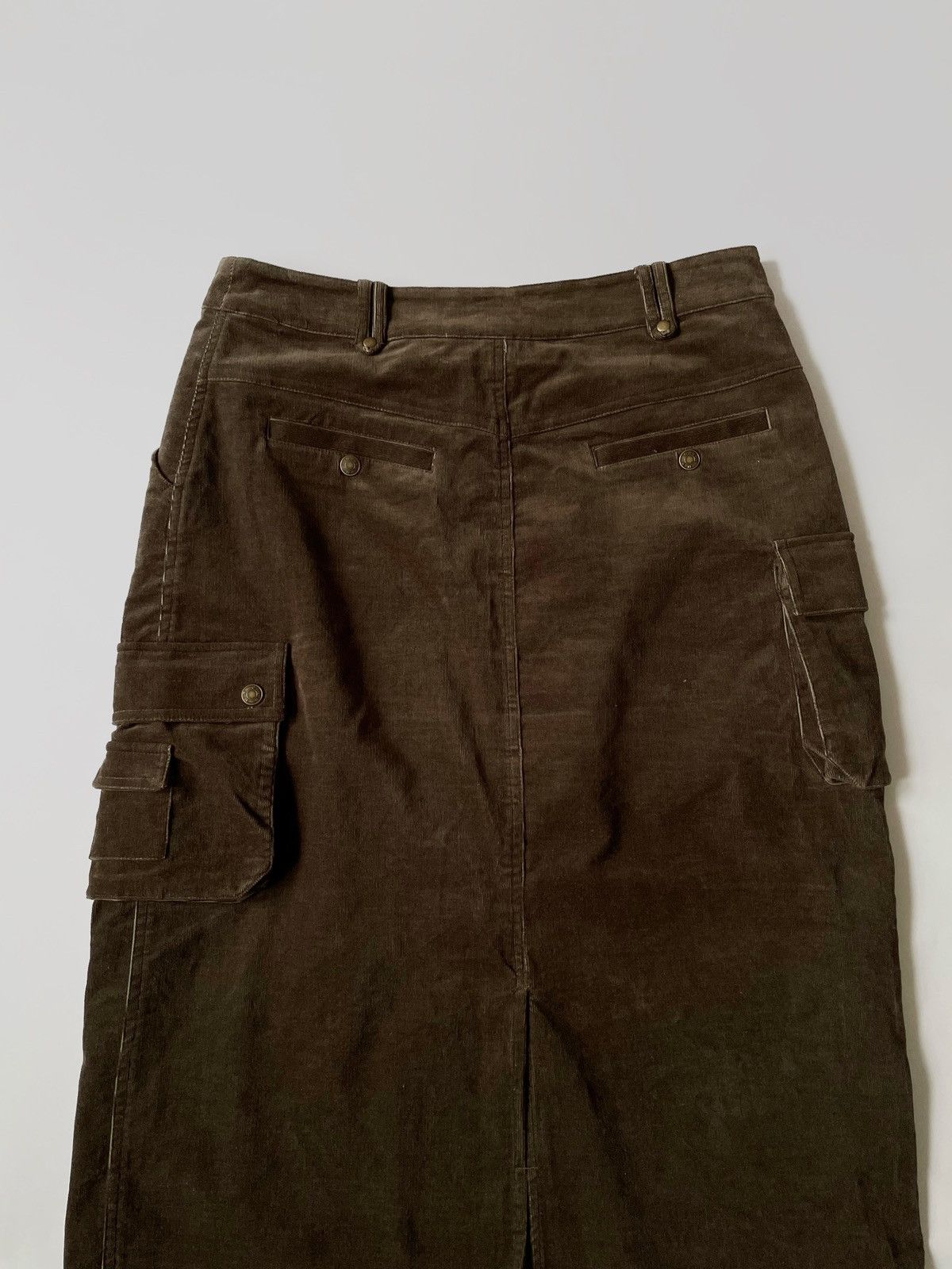Japanese Brand Vintage cargo velvet skirts Japanese style Size 28" / US 6 / IT 42 - 4 Thumbnail