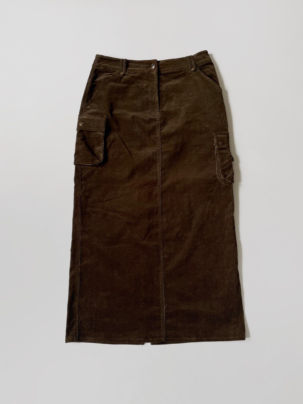 Vintage cargo velvet skirts Japanese style
