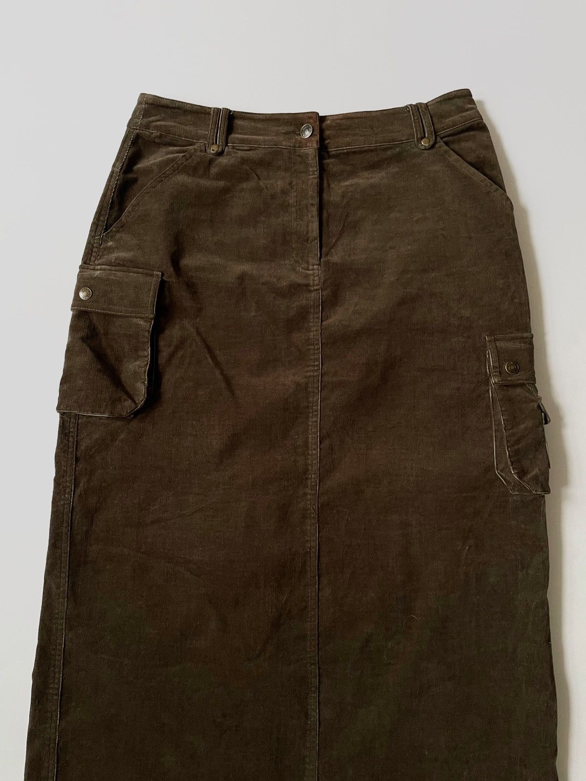 Japanese Brand Vintage cargo velvet skirts Japanese style Size 28" / US 6 / IT 42 - 3 Thumbnail