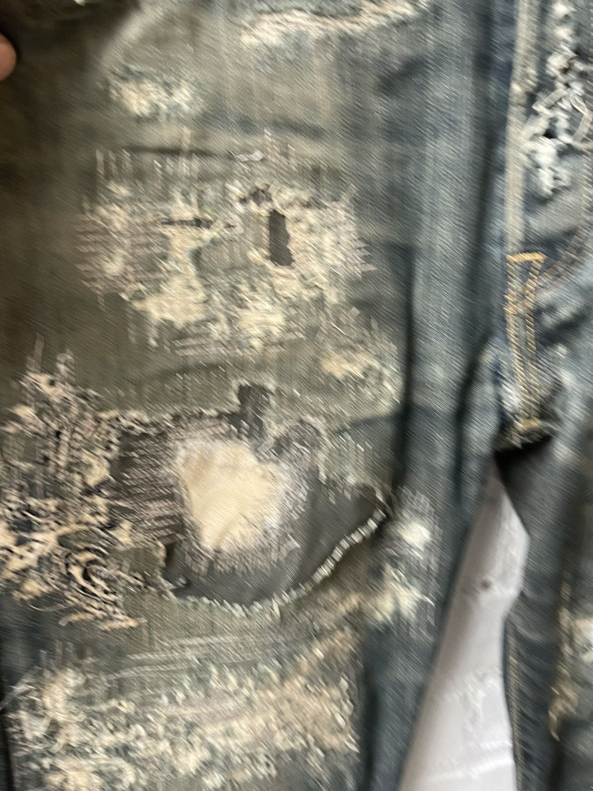 Vintage THE ENDS Custom Reworked Vintage Levi Jeans Patch Work SZ 34 Size US 34 / EU 50 - 4 Thumbnail