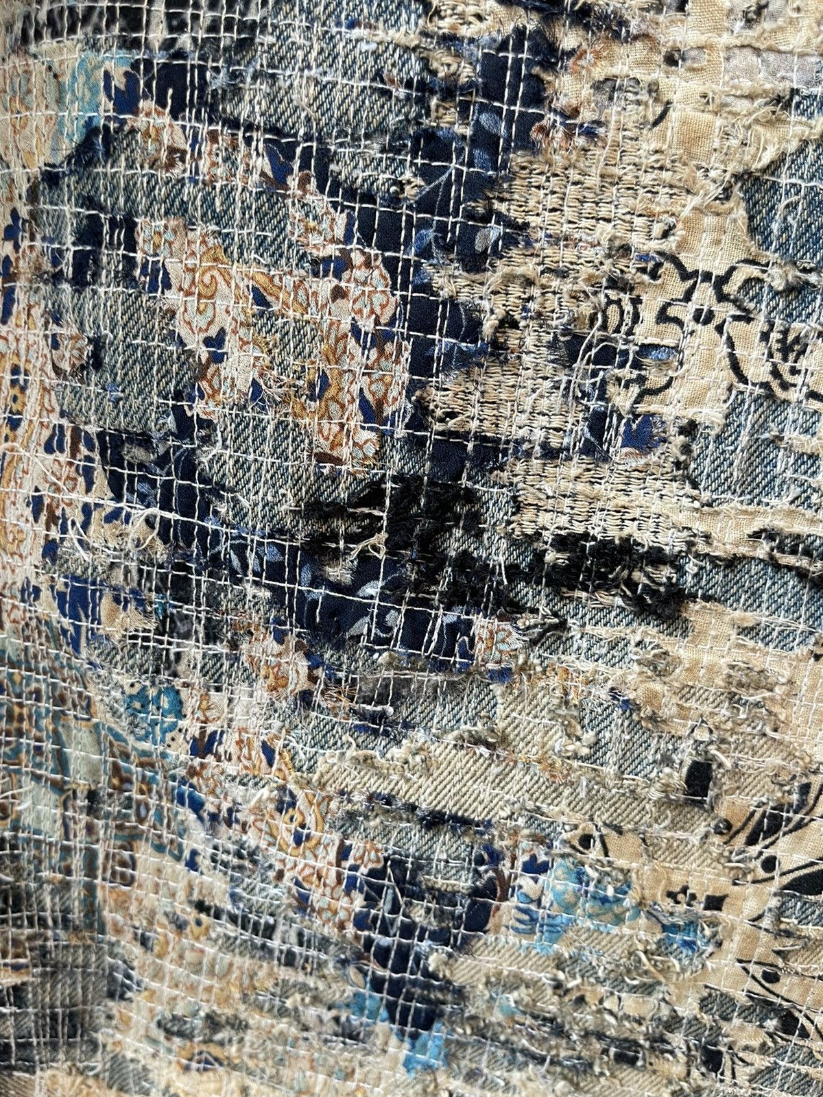 Vintage The Ends CUSTOM REWORKED PATCH DENIM Size US 32 / EU 48 - 4 Thumbnail