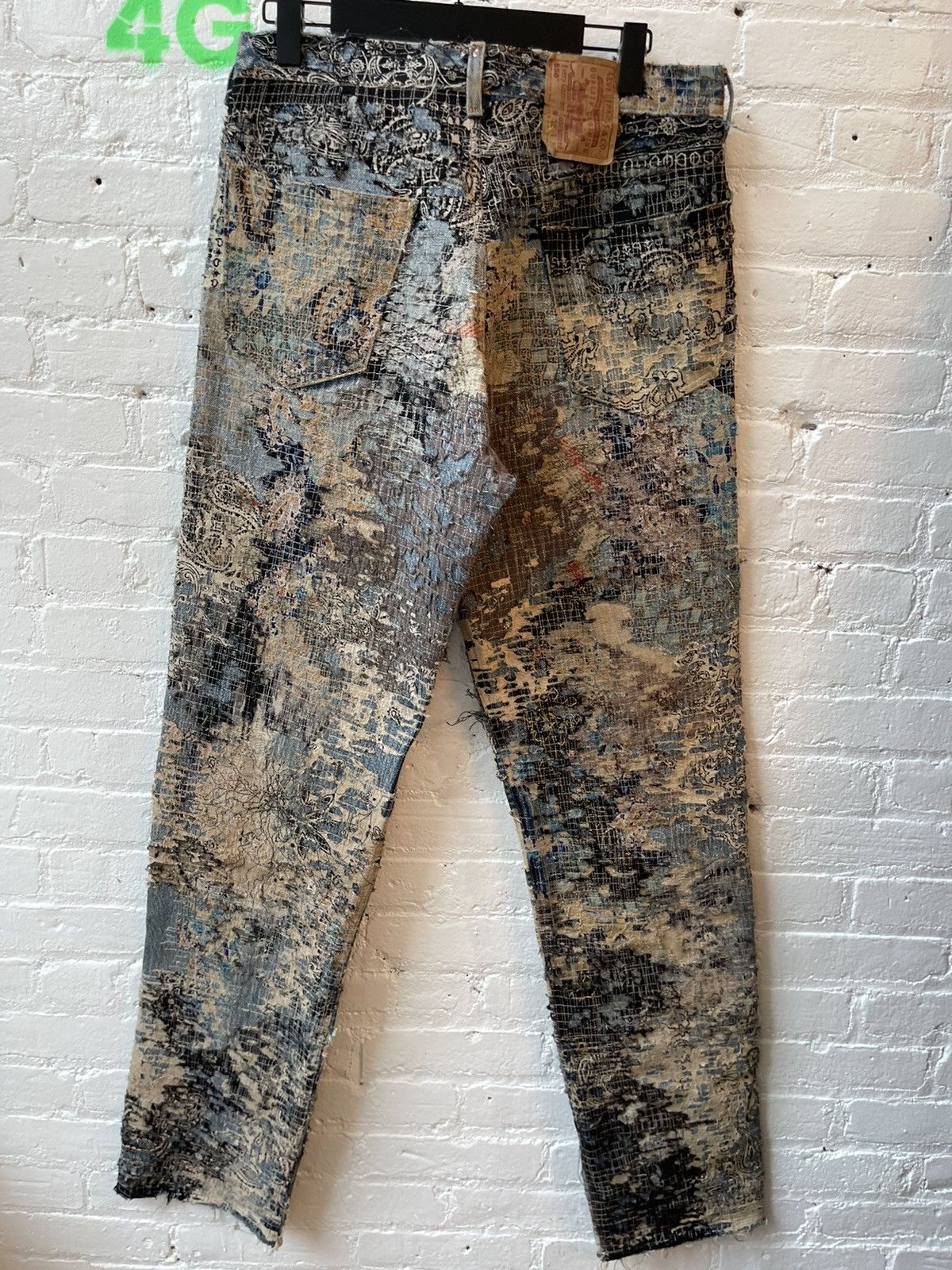 Vintage The Ends CUSTOM REWORKED PATCH DENIM Size US 32 / EU 48 - 8 Thumbnail