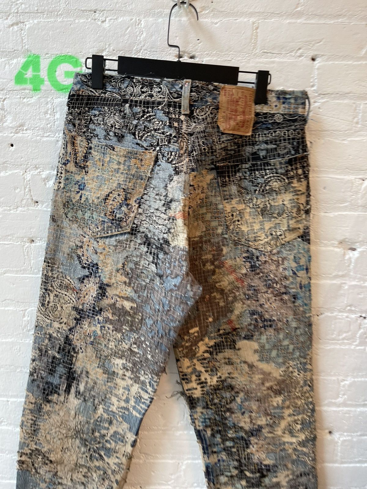 Vintage The Ends CUSTOM REWORKED PATCH DENIM Size US 32 / EU 48 - 9 Thumbnail