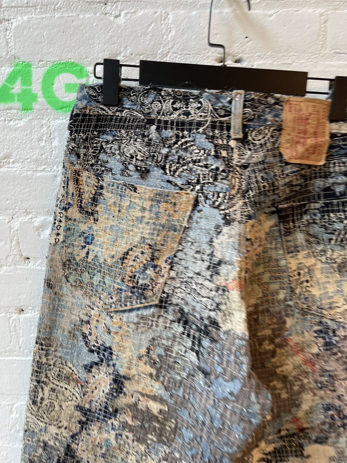 Vintage The Ends CUSTOM REWORKED PATCH DENIM Size US 32 / EU 48 - 10 Thumbnail