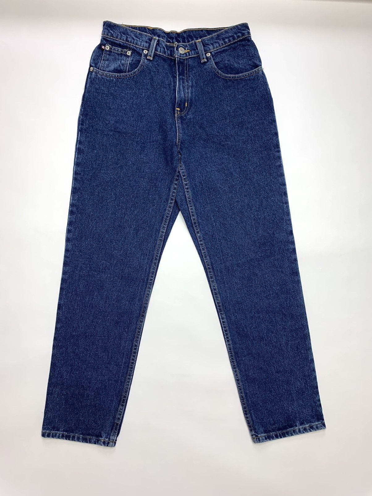 Ralph Lauren × Vintage Ralph Lauren 90’ Vintage Raw Blue Denim Size US 29 - 2 Thumbnail