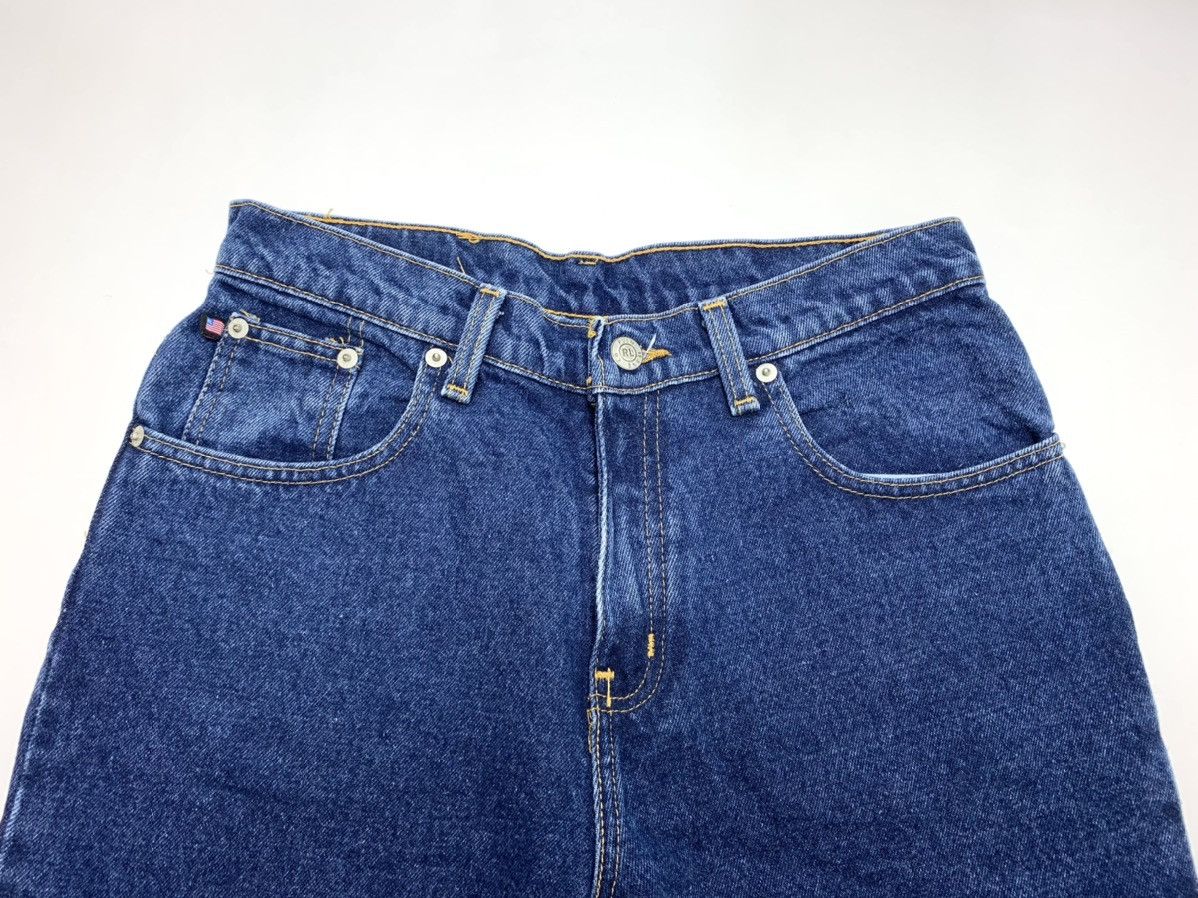 Ralph Lauren × Vintage Ralph Lauren 90’ Vintage Raw Blue Denim Size US 29 - 3 Thumbnail
