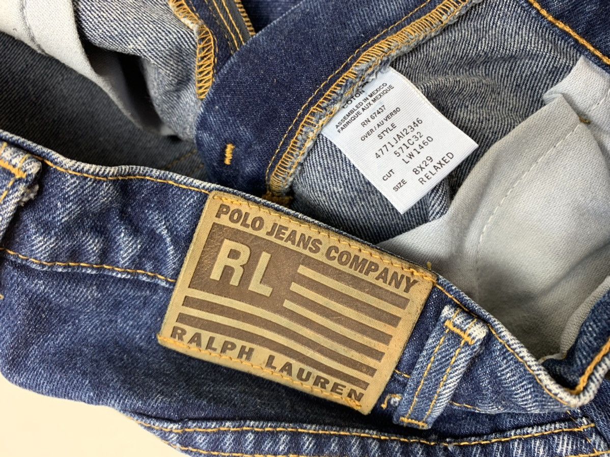 Ralph Lauren × Vintage Ralph Lauren 90’ Vintage Raw Blue Denim Size US 29 - 8 Thumbnail
