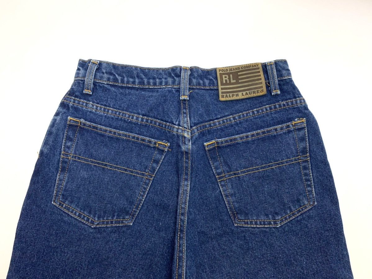 Ralph Lauren × Vintage Ralph Lauren 90’ Vintage Raw Blue Denim Size US 29 - 4 Thumbnail