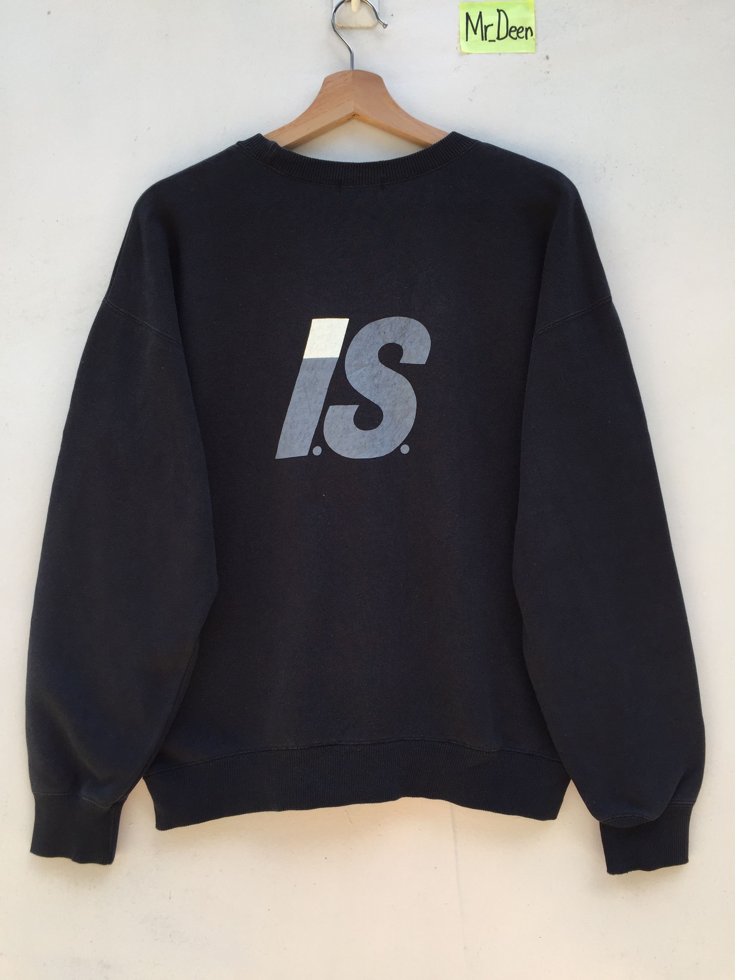 Issey Miyake Vtg 80s Issey Miyake Chisato Tsumori IS Logo Sweatshirt Size US M / EU 48-50 / 2 - 1 Thumbnail
