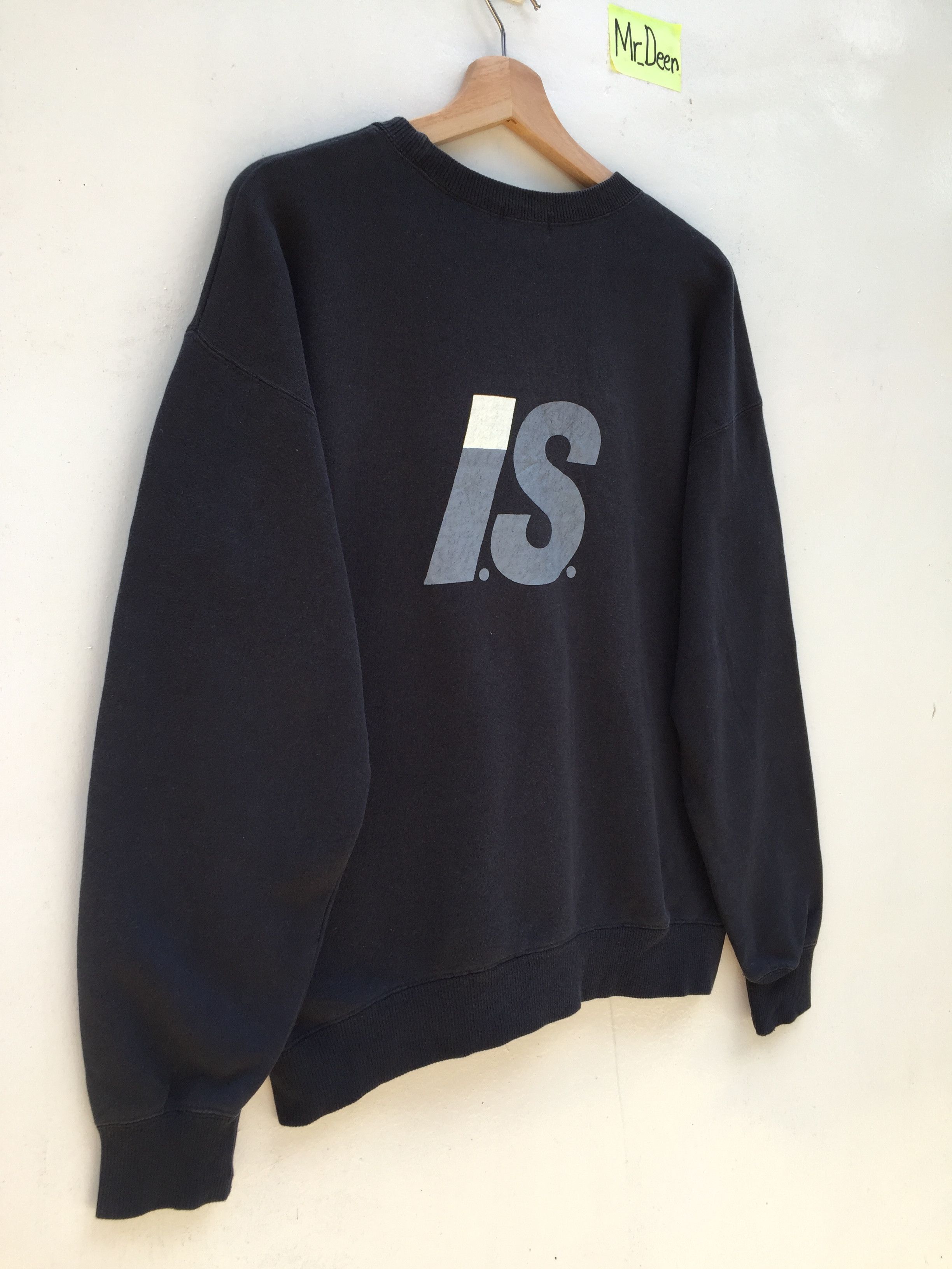 Issey Miyake Vtg 80s Issey Miyake Chisato Tsumori IS Logo Sweatshirt Size US M / EU 48-50 / 2 - 2 Thumbnail