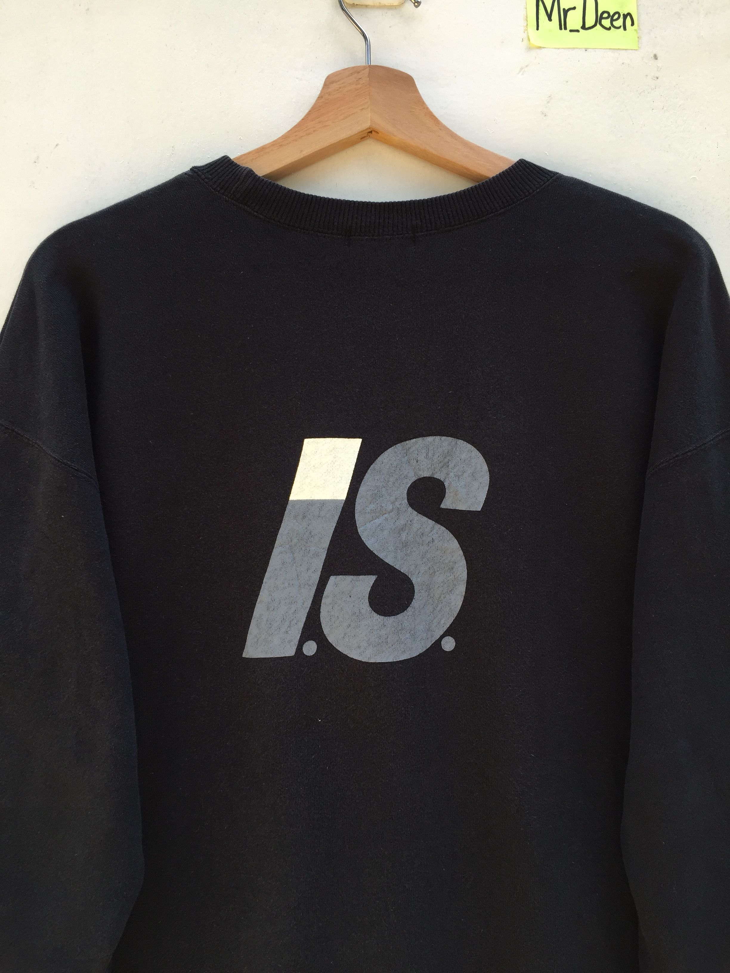 Issey Miyake Vtg 80s Issey Miyake Chisato Tsumori IS Logo Sweatshirt Size US M / EU 48-50 / 2 - 4 Thumbnail