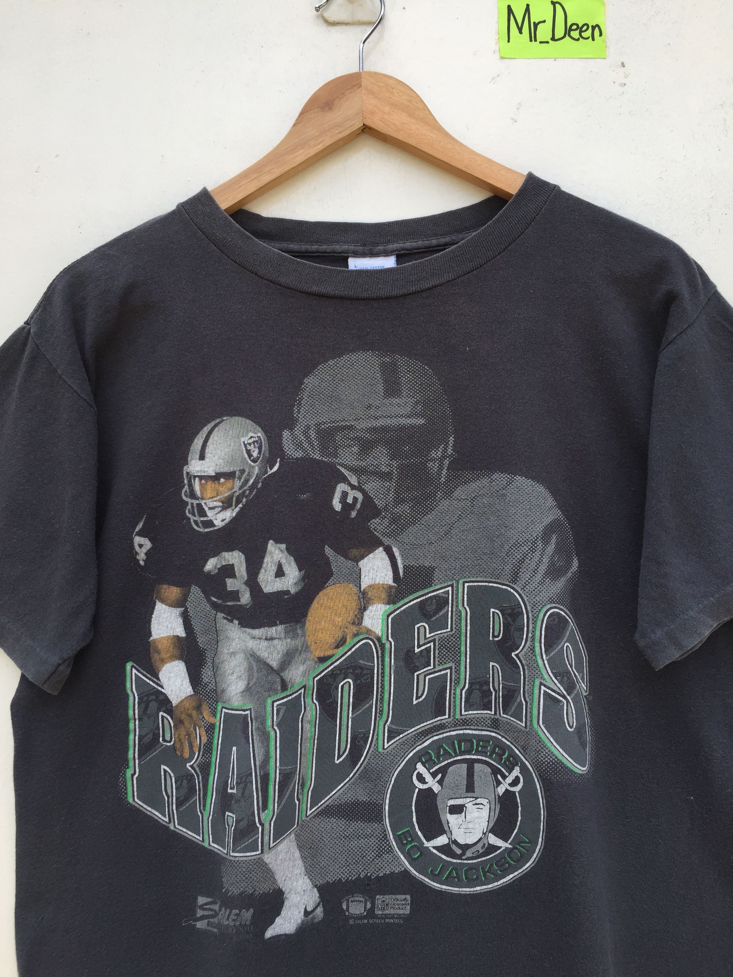 NFL Vintage Bo Jackson Oakland Raiders Tee Size US M / EU 48-50 / 2 - 4 Thumbnail