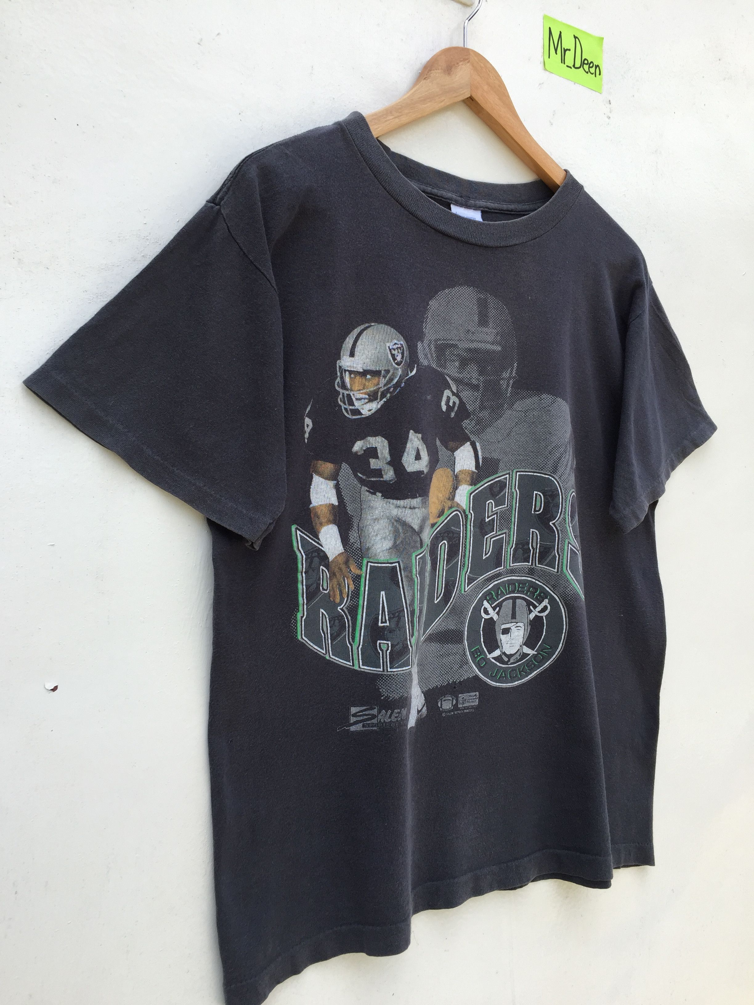 NFL Vintage Bo Jackson Oakland Raiders Tee Size US M / EU 48-50 / 2 - 2 Thumbnail