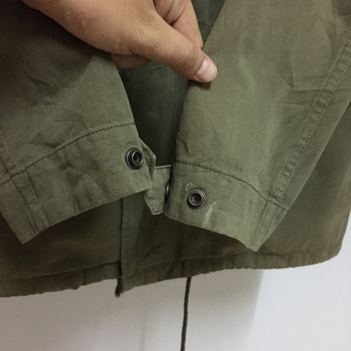 Vintage Vintage Denim Dungree Skull Flower Printed Military Jacket Size US M / EU 48-50 / 2 - 6 Thumbnail