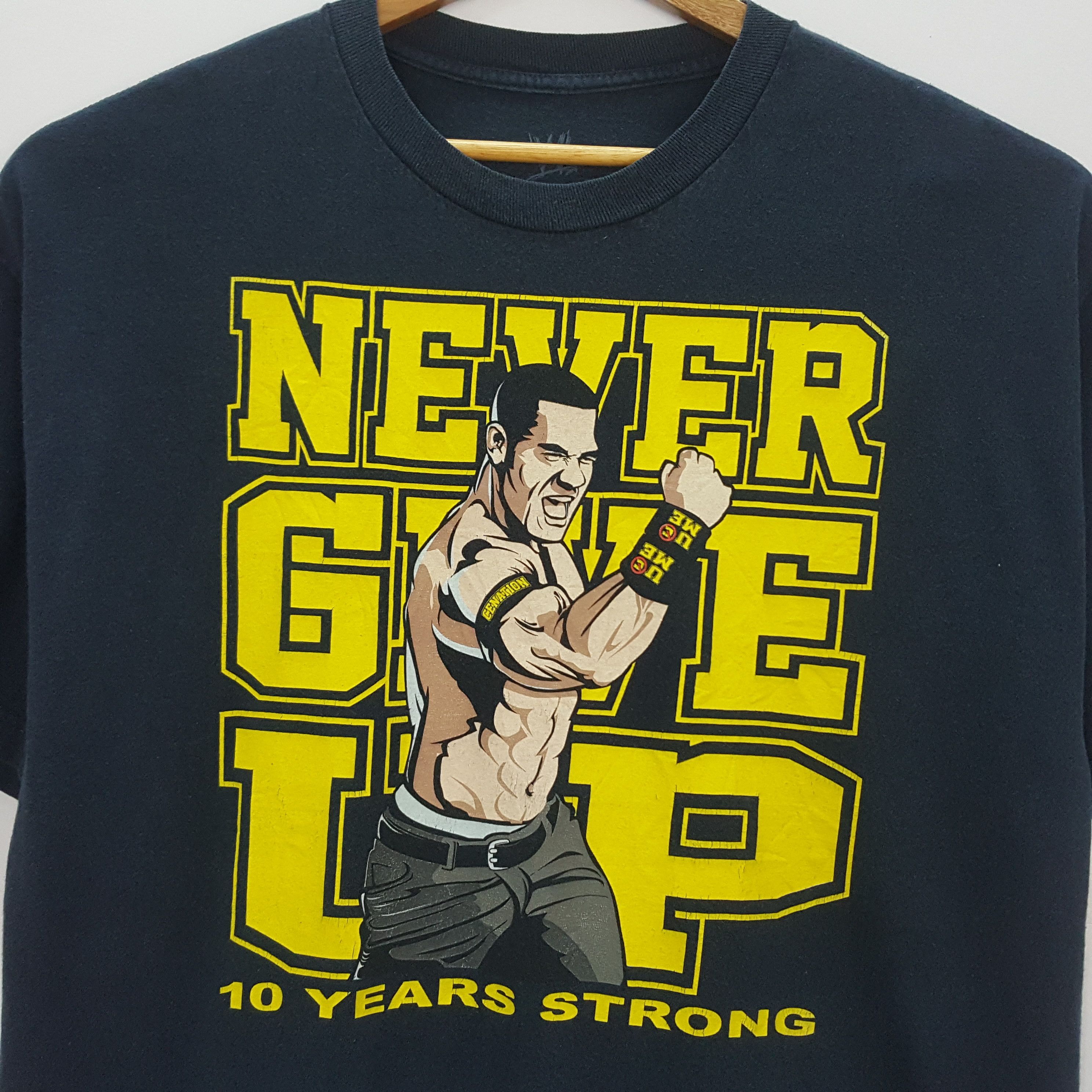 Vintage × WWE × WWF Vintage JOHN CENA wrestling wwe wwf t-shirt Size US XL / EU 56 / 4 - 3 Thumbnail