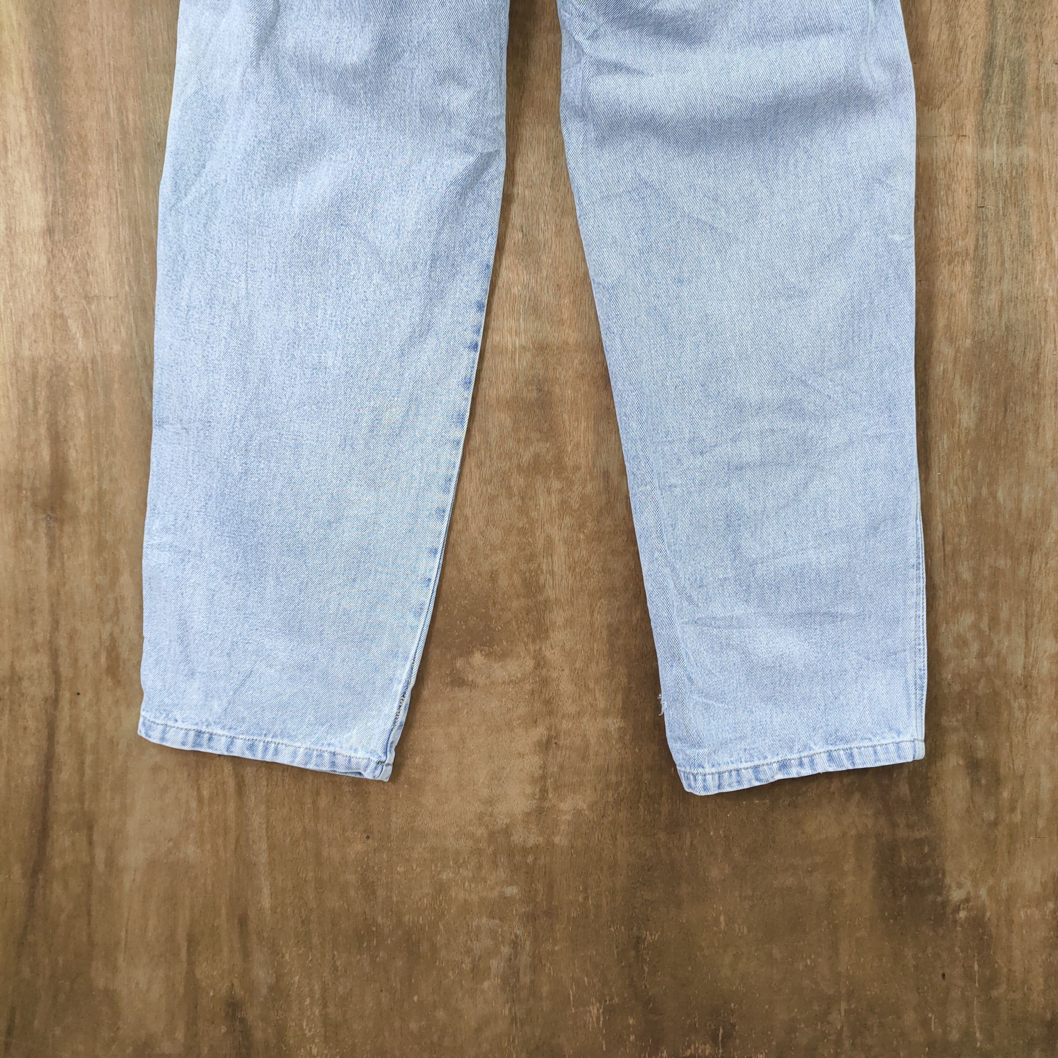 Japanese Brand × StraightFaded JAPANESE BRAND FADED LIGHT BLUE JEAN CARGO PANTS Size US 30 / EU 46 - 8 Thumbnail