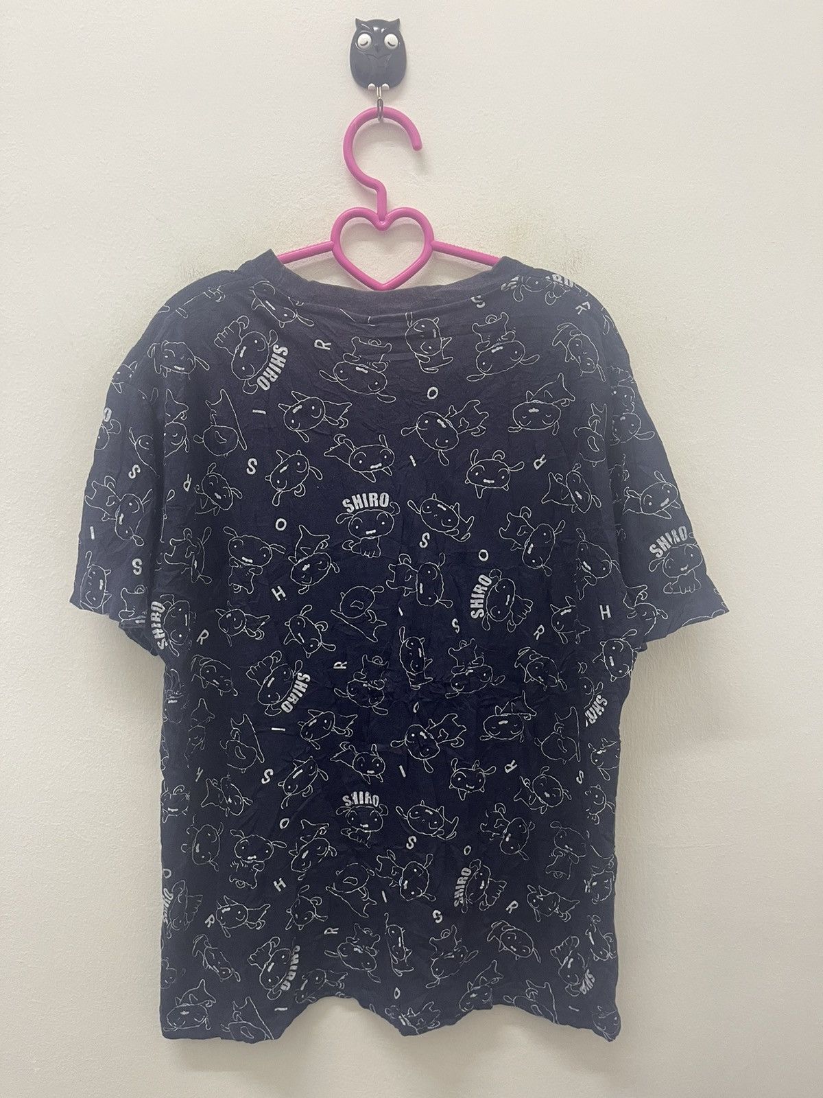 Anime Rare Vintage CRAYON SHIN CHAN Shiro Dog Full All Over Size US L / EU 52-54 / 3 - 2 Thumbnail