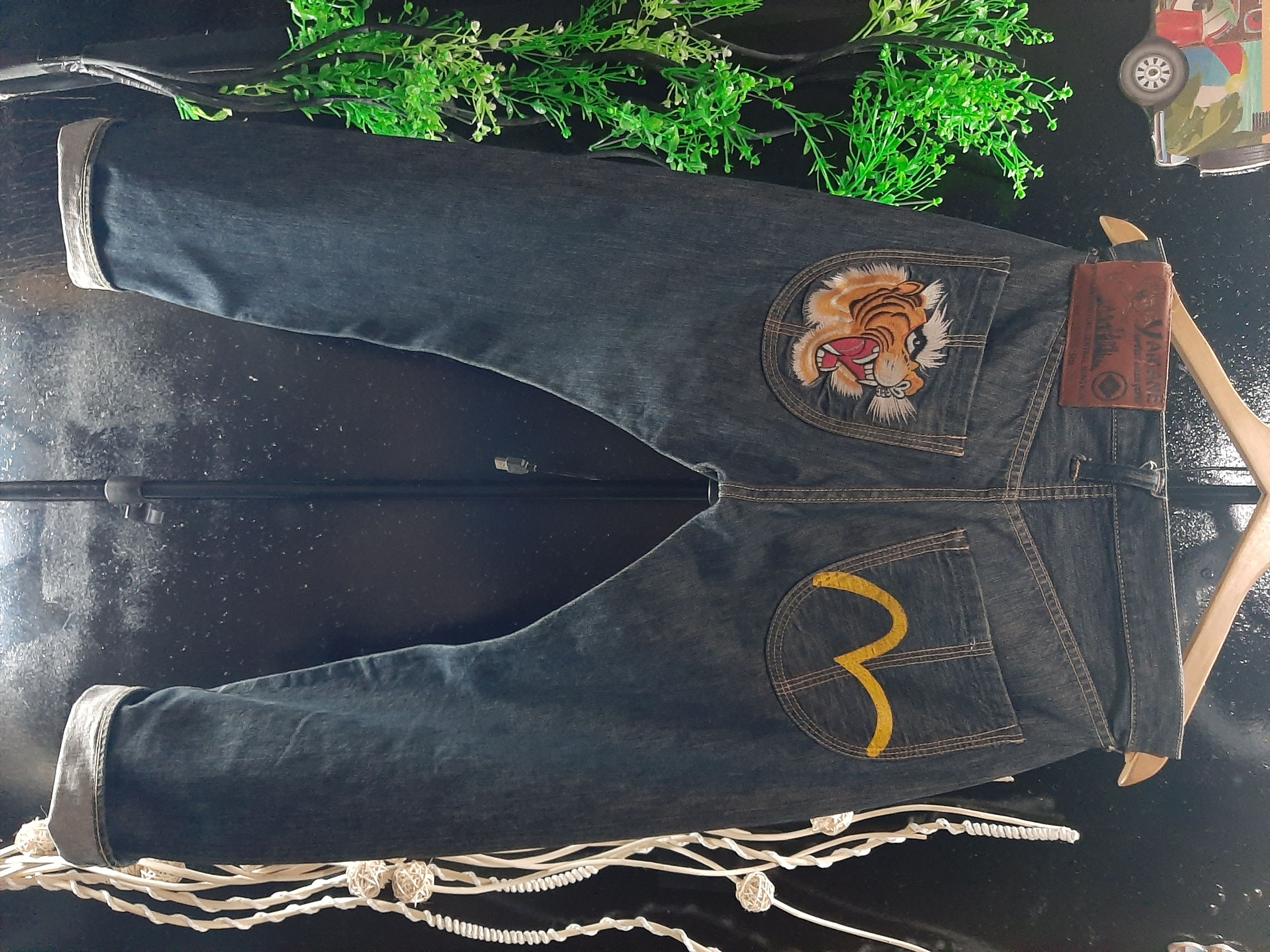YAMANE SPECIAL DESIGN🔥EVISU SELVAGE EMBROIDER DRAGON/TIGER