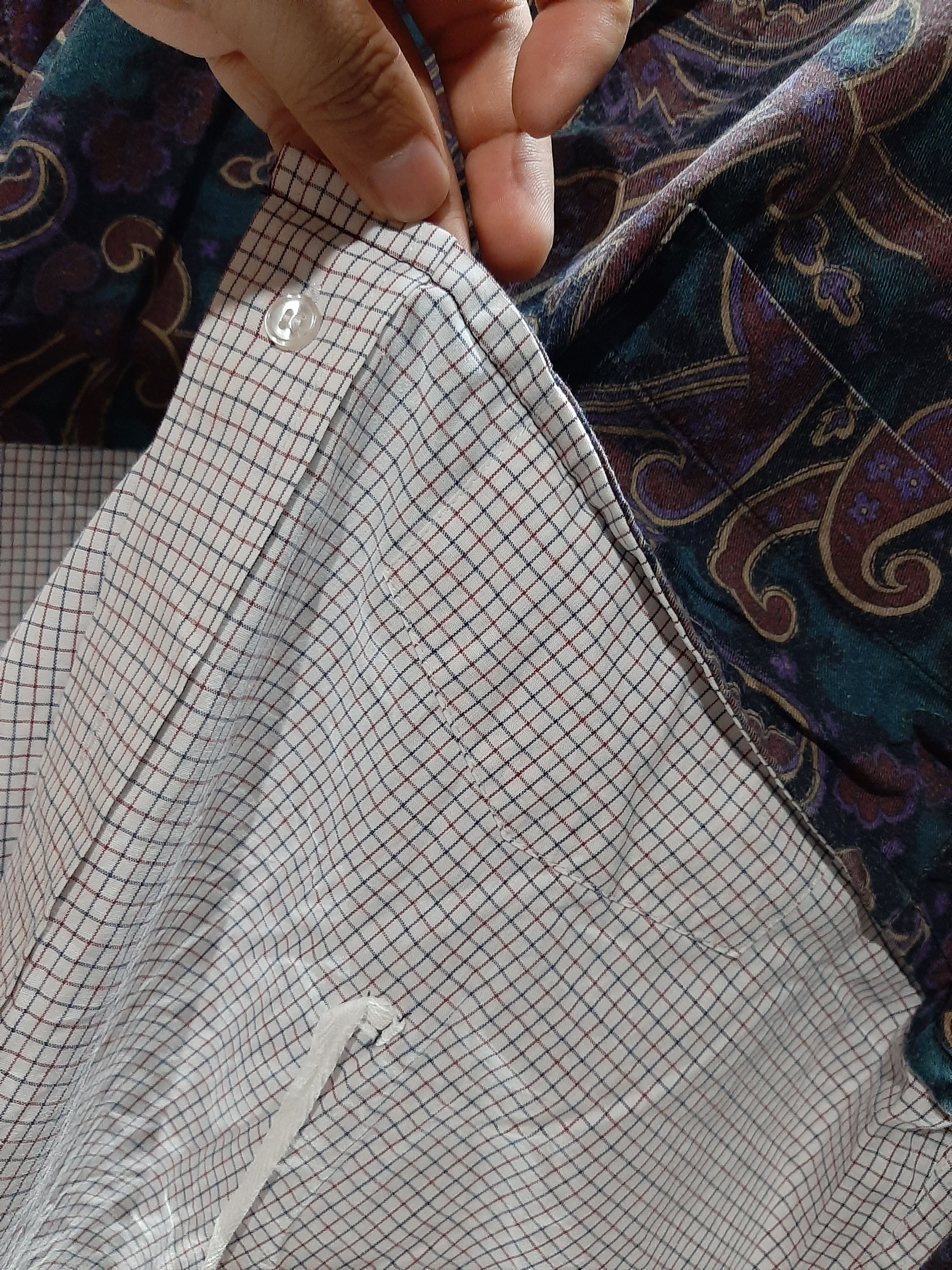 Designer × Geoffrey B. Small SPECIAL DESIGN🔥GEOFFREY B.SMALL PATCHWORK PAISLEY CHEKERED Size US L / EU 52-54 / 3 - 11 Thumbnail