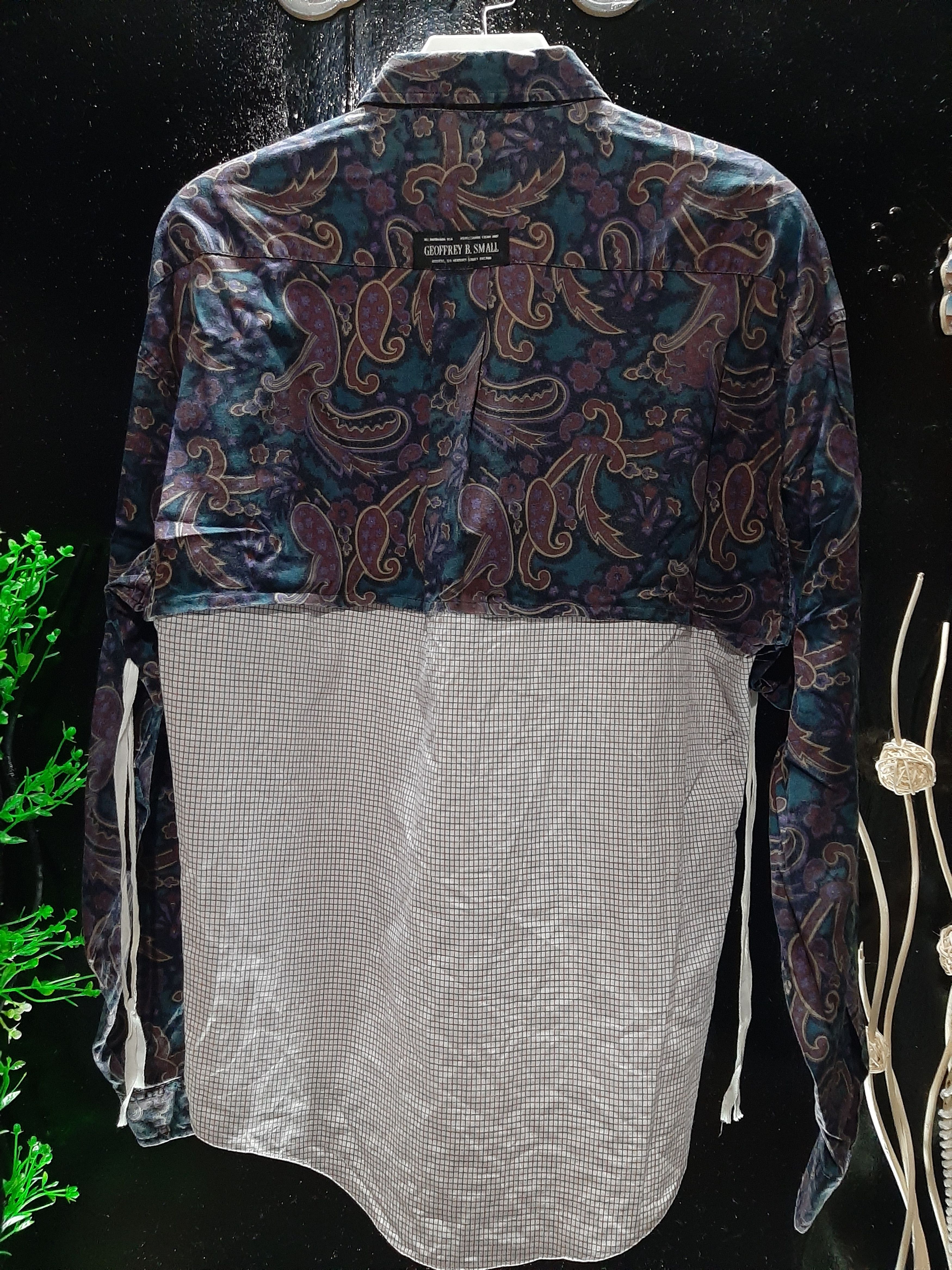Designer × Geoffrey B. Small SPECIAL DESIGN🔥GEOFFREY B.SMALL PATCHWORK PAISLEY CHEKERED Size US L / EU 52-54 / 3 - 12 Thumbnail