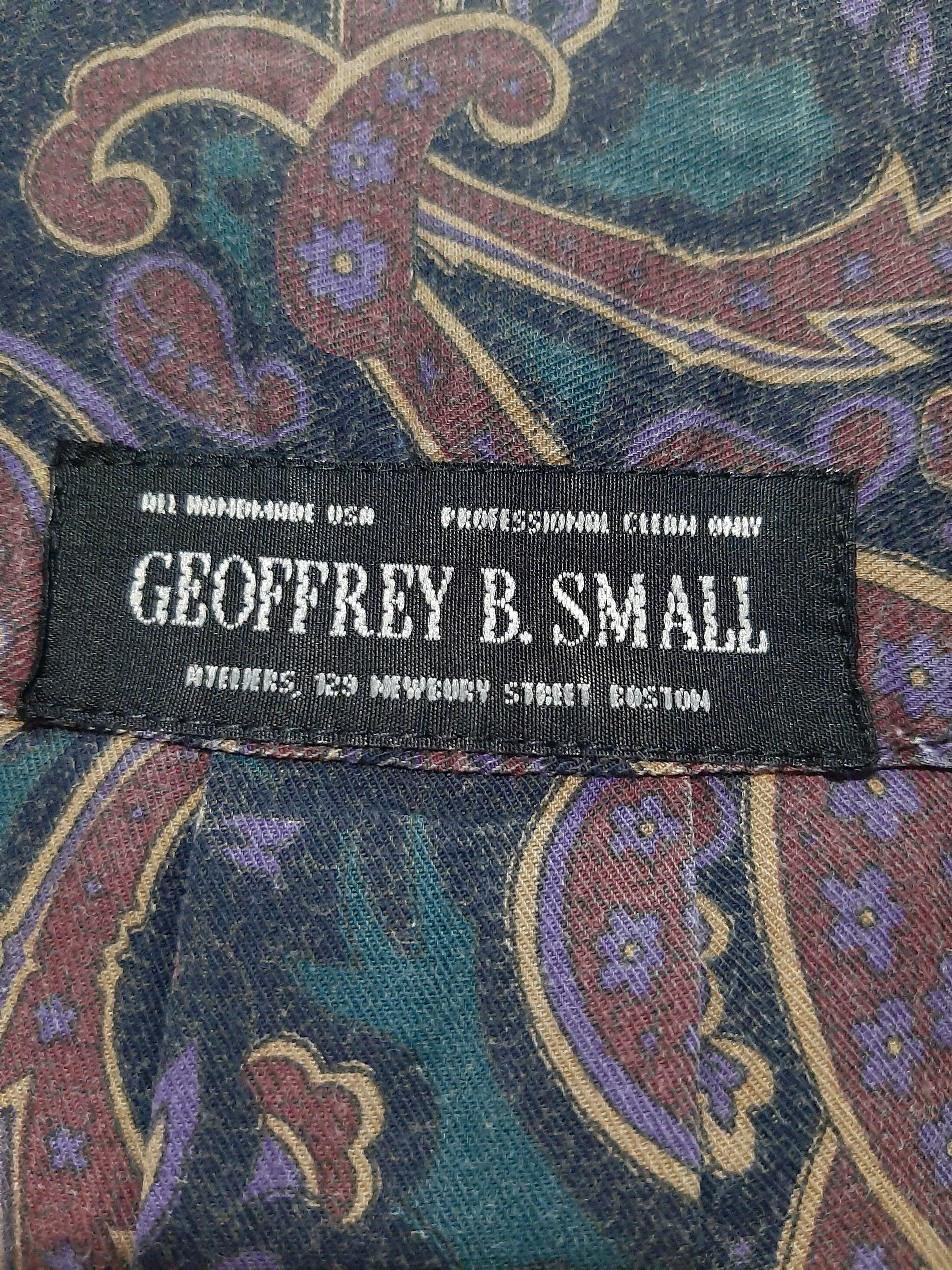 Designer × Geoffrey B. Small SPECIAL DESIGN🔥GEOFFREY B.SMALL PATCHWORK PAISLEY CHEKERED Size US L / EU 52-54 / 3 - 13 Thumbnail