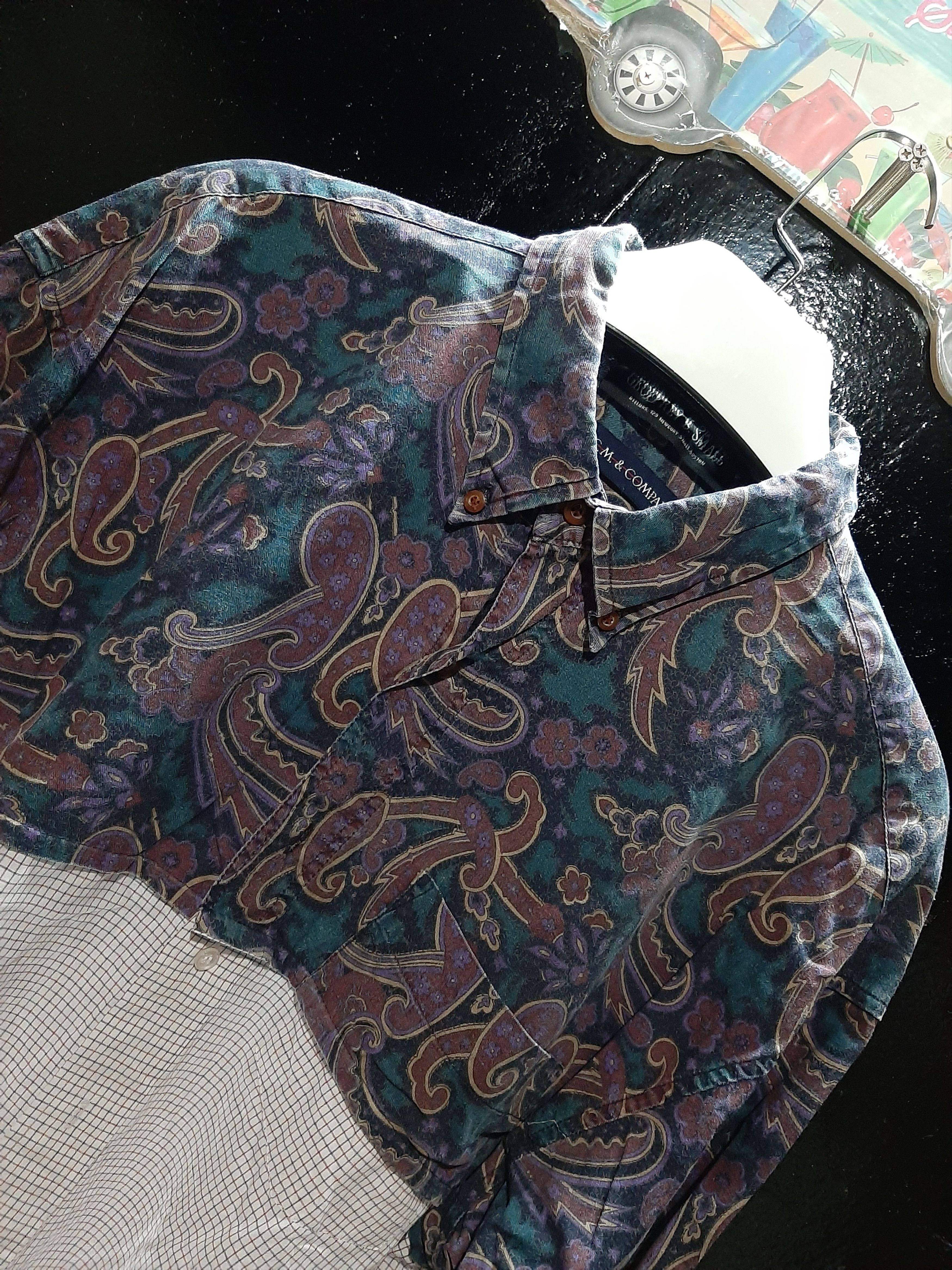 Designer × Geoffrey B. Small SPECIAL DESIGN🔥GEOFFREY B.SMALL PATCHWORK PAISLEY CHEKERED Size US L / EU 52-54 / 3 - 3 Thumbnail