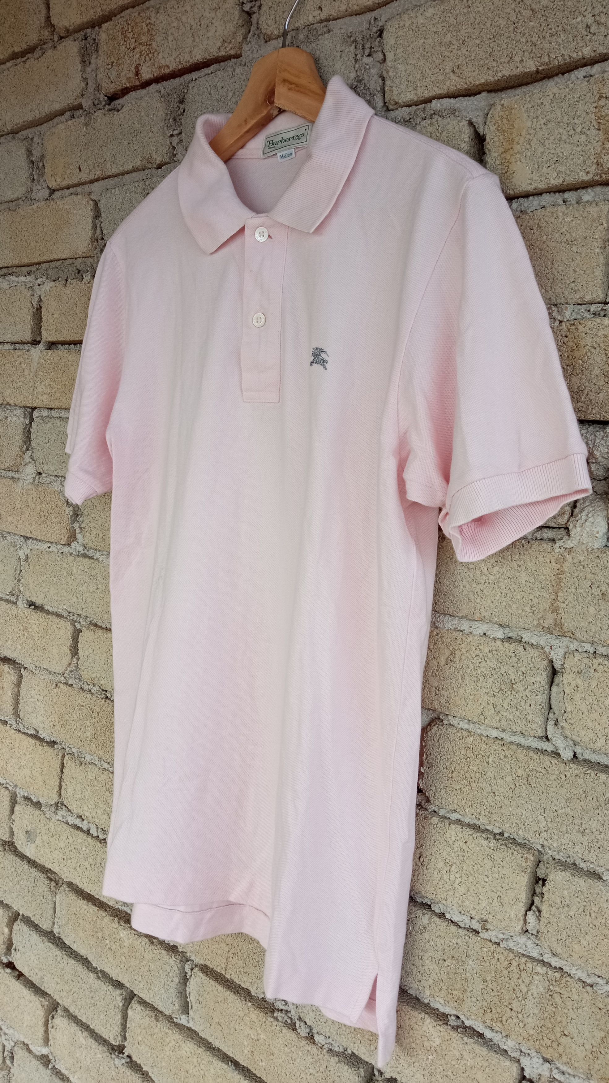 Burberry × Vintage 🔥🔥Vintage Burberrys Small Logo Polo T-Shirt Size US S / EU 44-46 / 1 - 7 Thumbnail