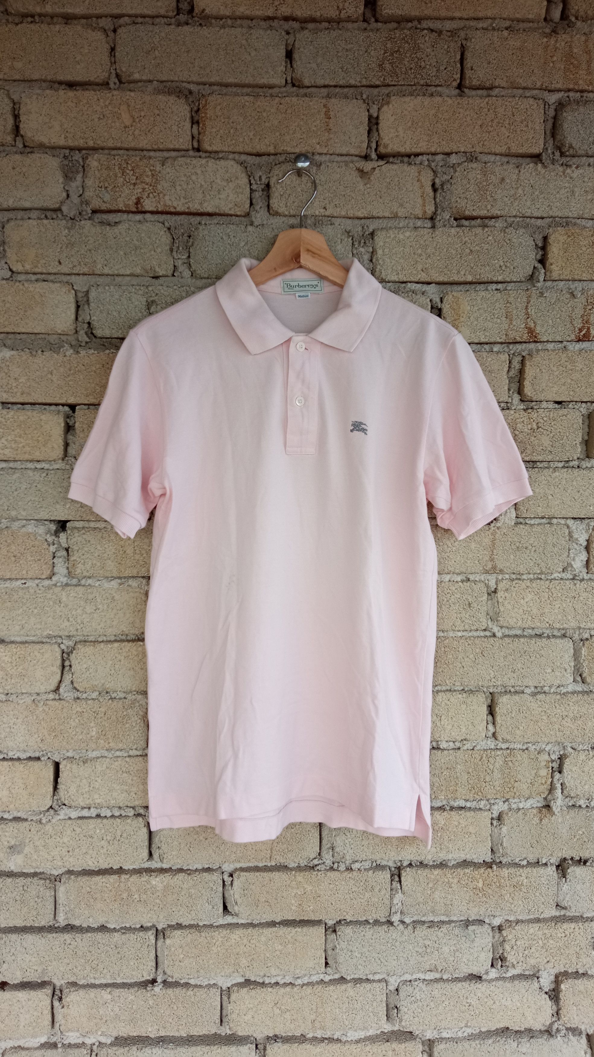Burberry × Vintage 🔥🔥Vintage Burberrys Small Logo Polo T-Shirt Size US S / EU 44-46 / 1 - 1 Thumbnail