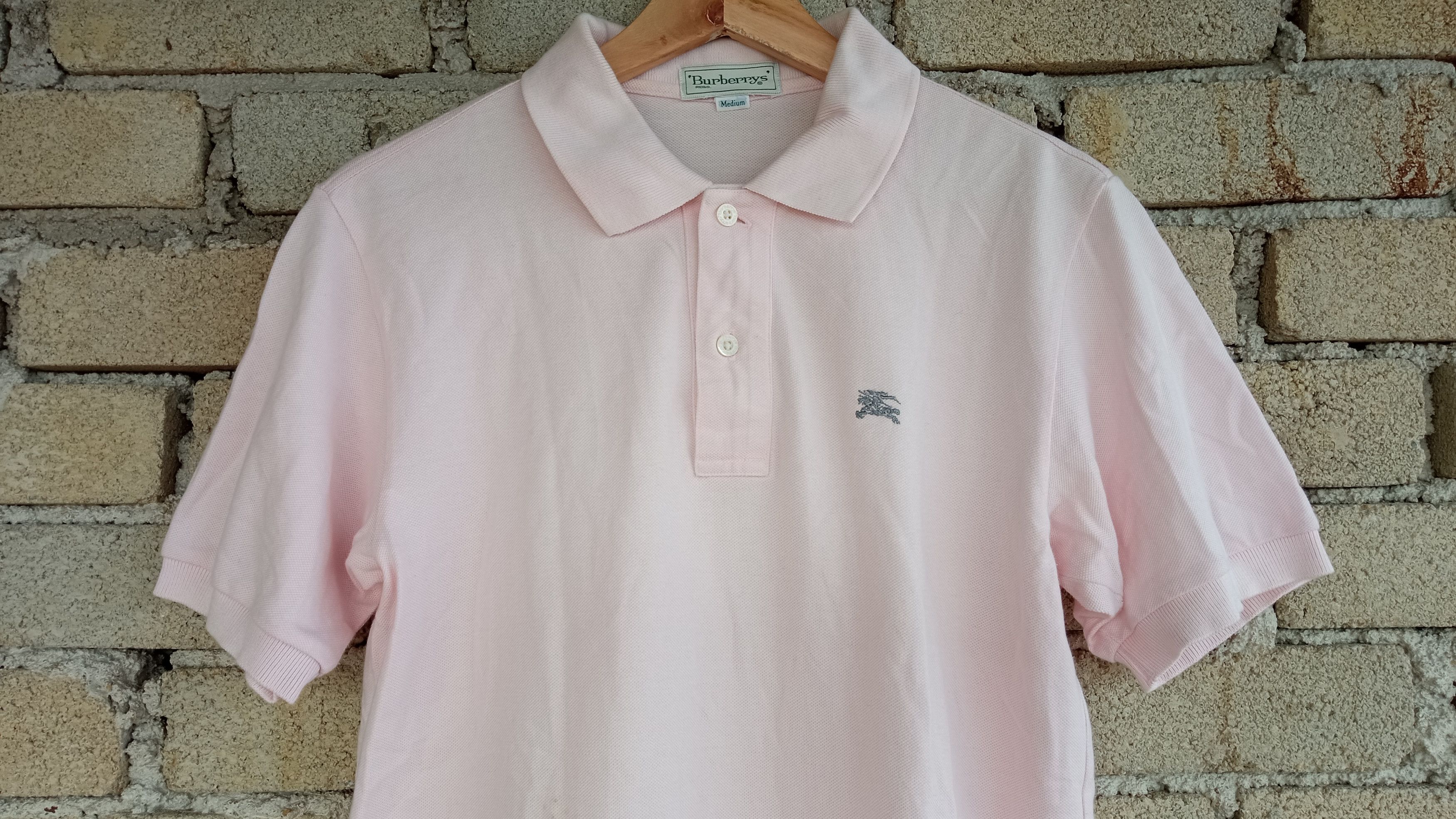 Burberry × Vintage 🔥🔥Vintage Burberrys Small Logo Polo T-Shirt Size US S / EU 44-46 / 1 - 8 Thumbnail