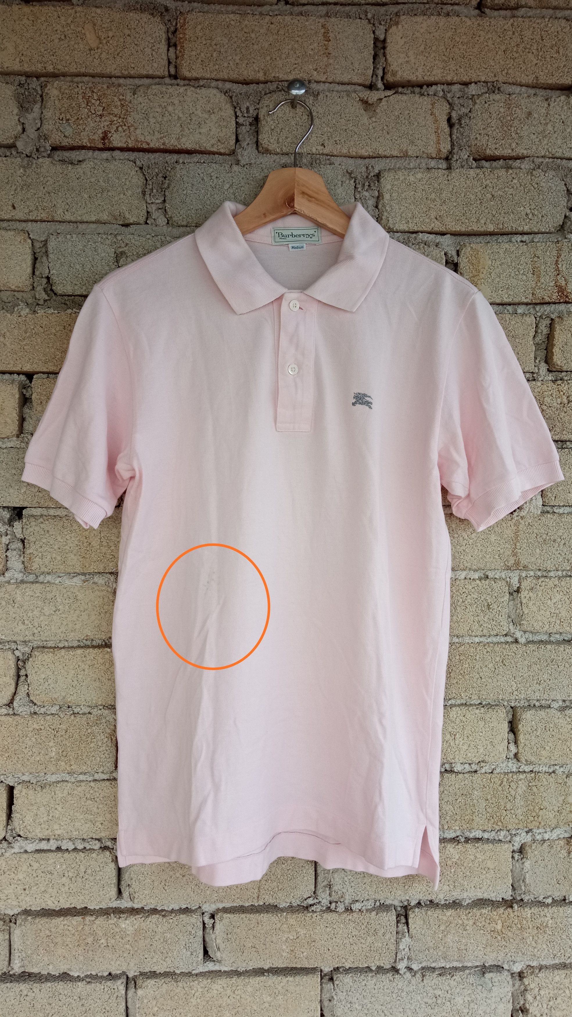 Burberry × Vintage 🔥🔥Vintage Burberrys Small Logo Polo T-Shirt Size US S / EU 44-46 / 1 - 5 Thumbnail