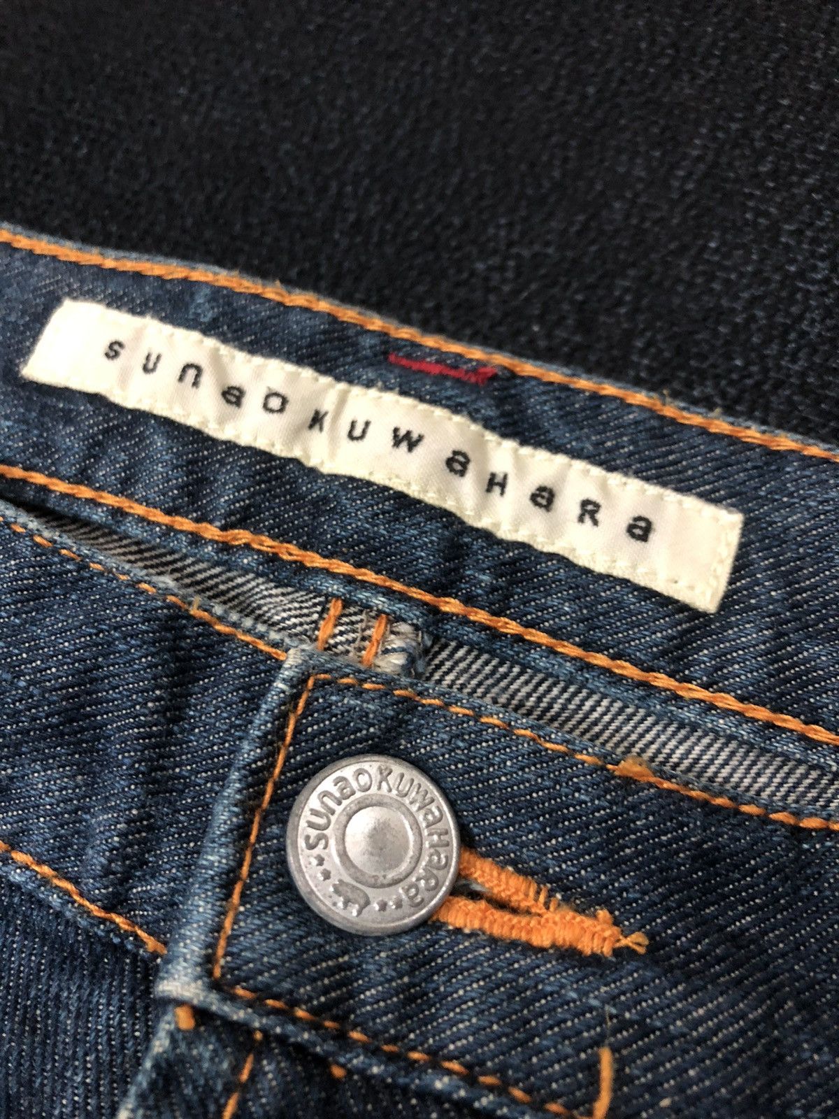 Issey Miyake RARE🔥SUNAOKUWAHARA I.S ISSEY MIYAKE DESIGNER DISTRESED DENIM Size US 30 / EU 46 - 3 Thumbnail