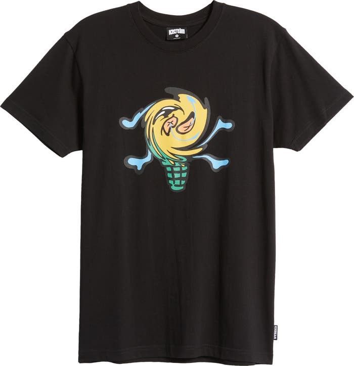 Billionaire Boys Club × Icecream × Pharrell *RARE* New Ice Cream Warped Spin Cycle Logo T-Shirt - Medium Size US M / EU 48-50 / 2 - 5 Thumbnail