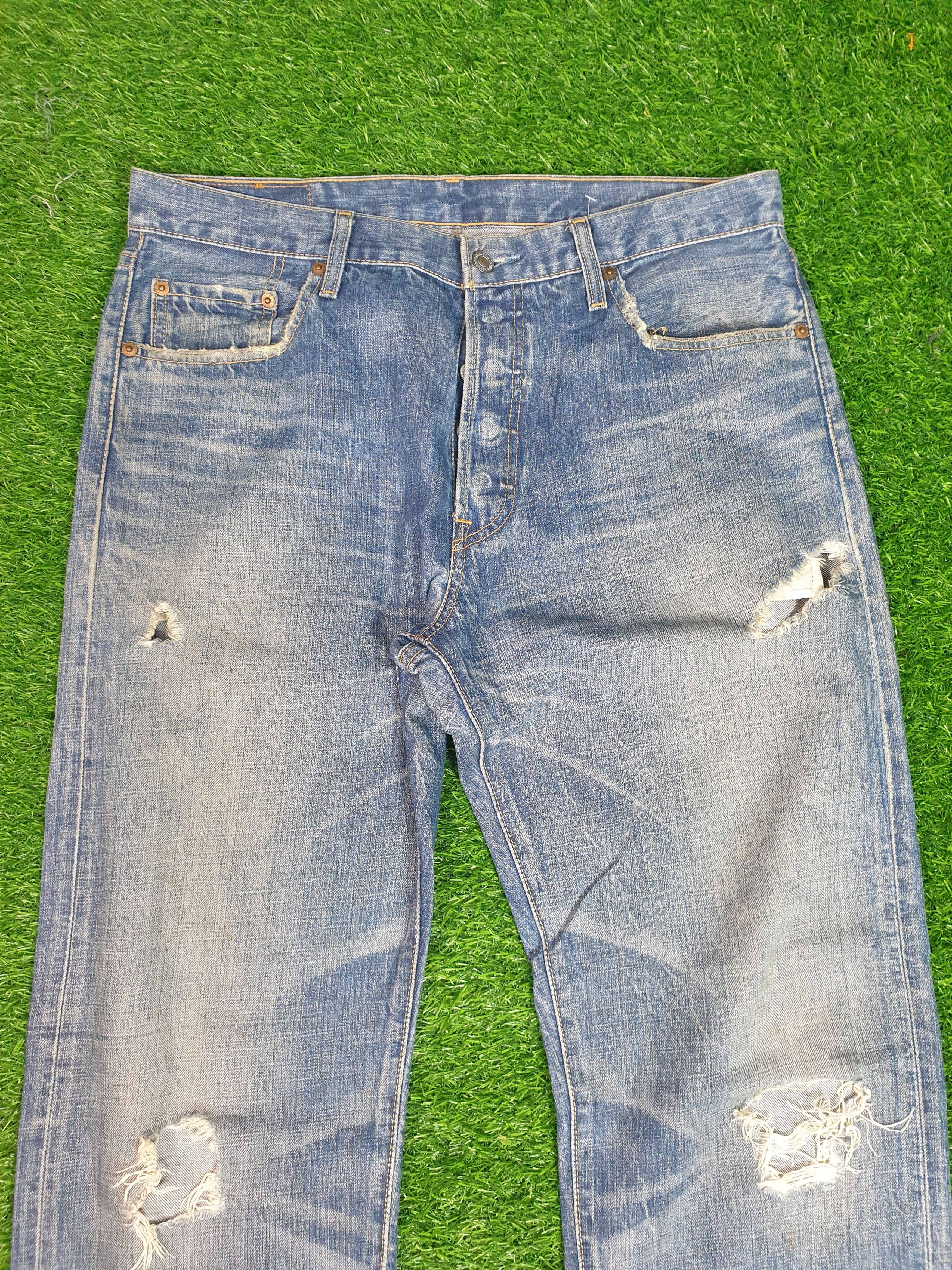 Levi's Vintage Clothing Vintage LEVIS 501 Faded Distressed 34X32 Jeans L0060 Size US 34 / EU 50 - 6 Thumbnail