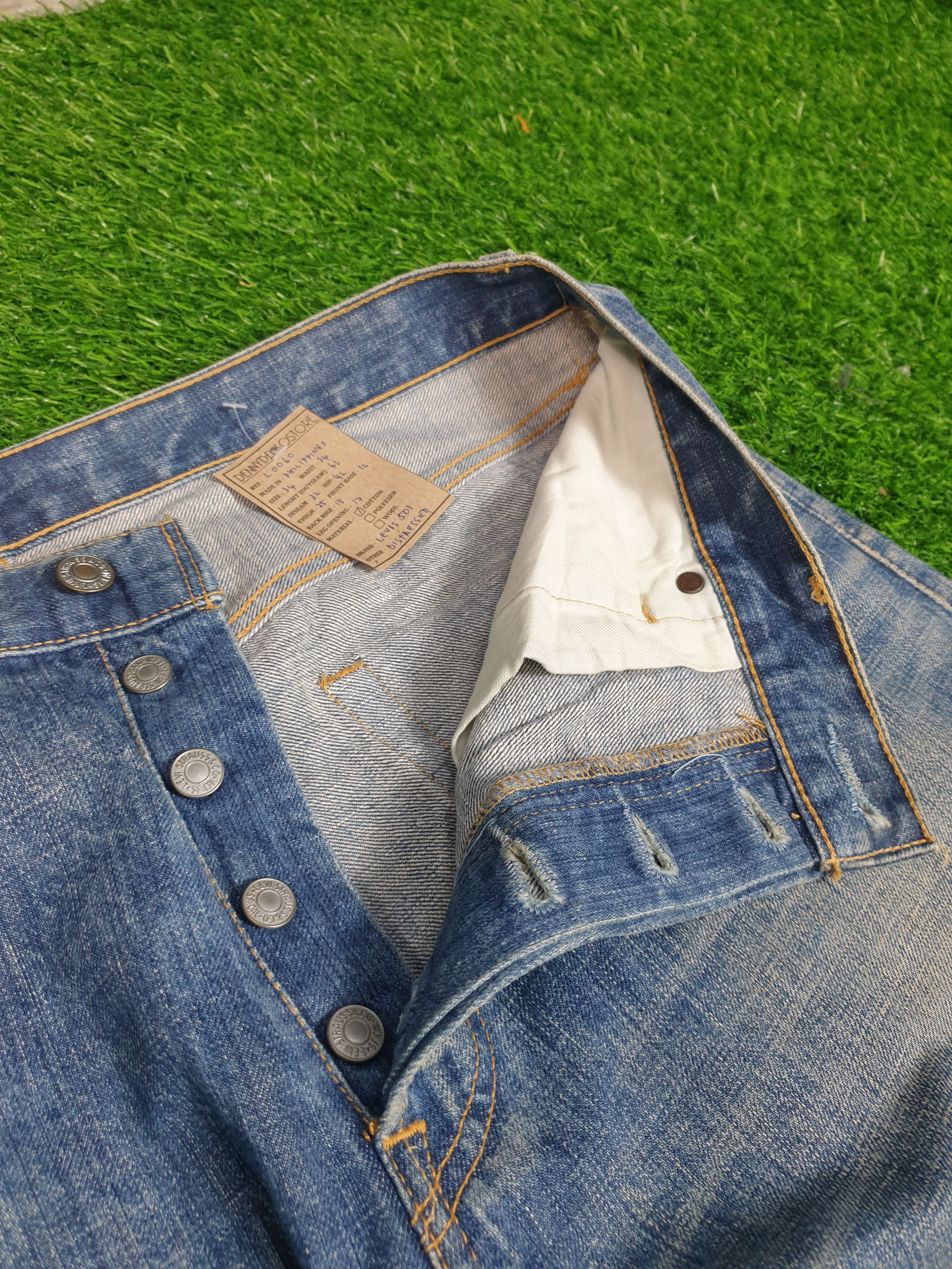 Levi's Vintage Clothing Vintage LEVIS 501 Faded Distressed 34X32 Jeans L0060 Size US 34 / EU 50 - 10 Thumbnail