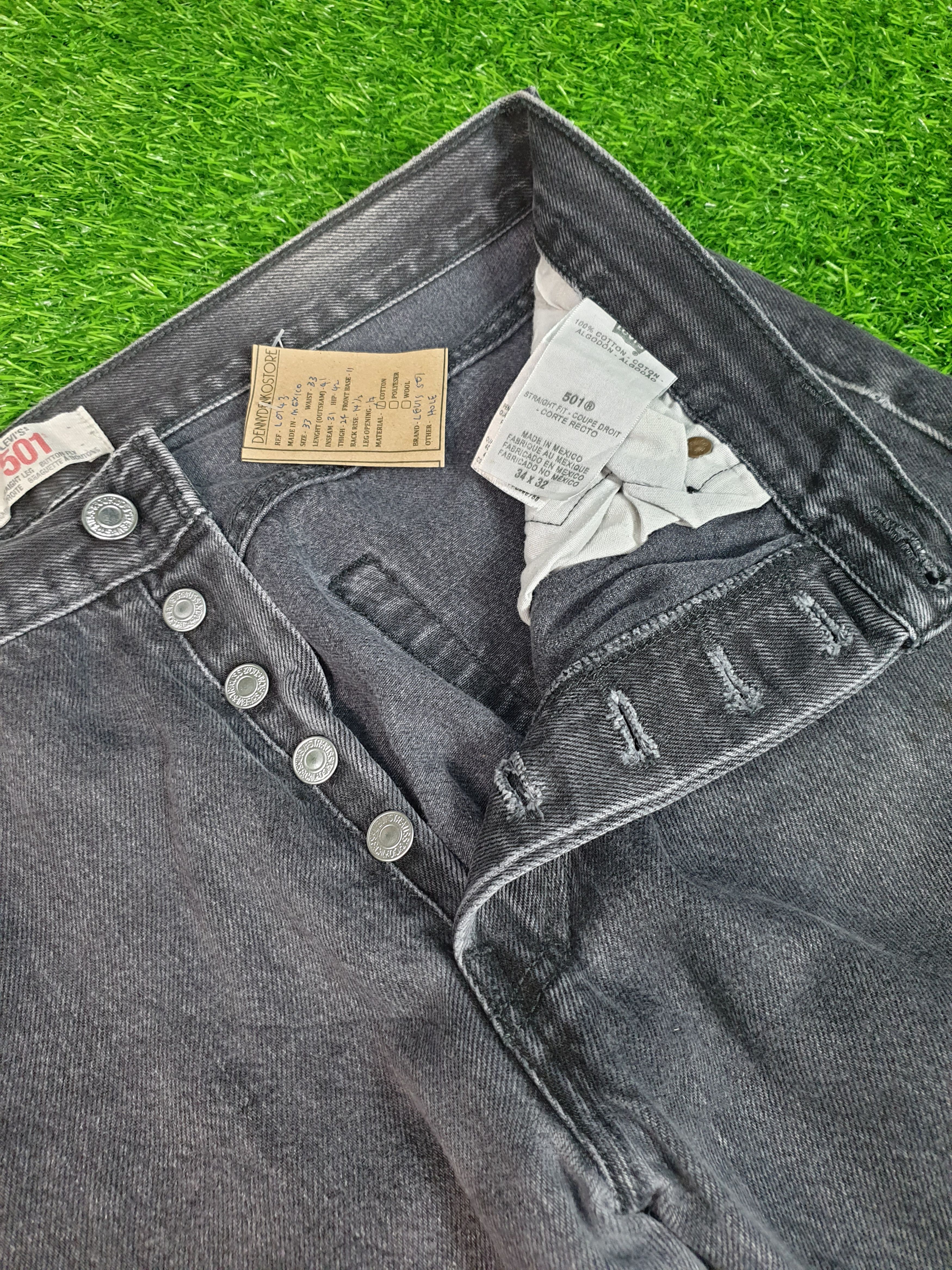 Levi's Vintage LEVIS 501 Medium Wash Faded Black 32X29 Jeans L0143 Size US 32 / EU 48 - 8 Thumbnail