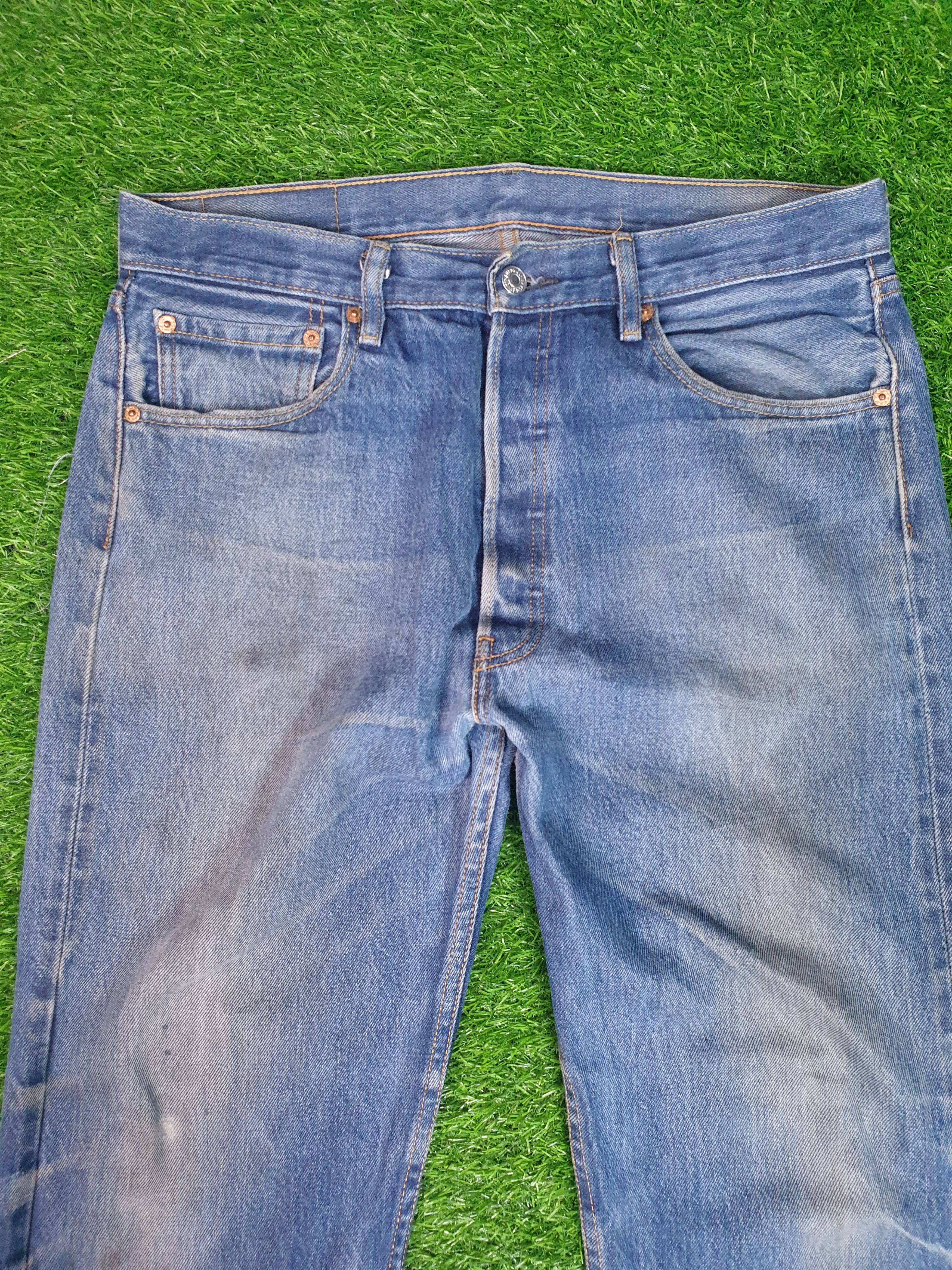 Levi's Vintage LEVIS 501 Faded Distressed Size 34X31 Jeans L0063 Size US 34 / EU 50 - 4 Thumbnail