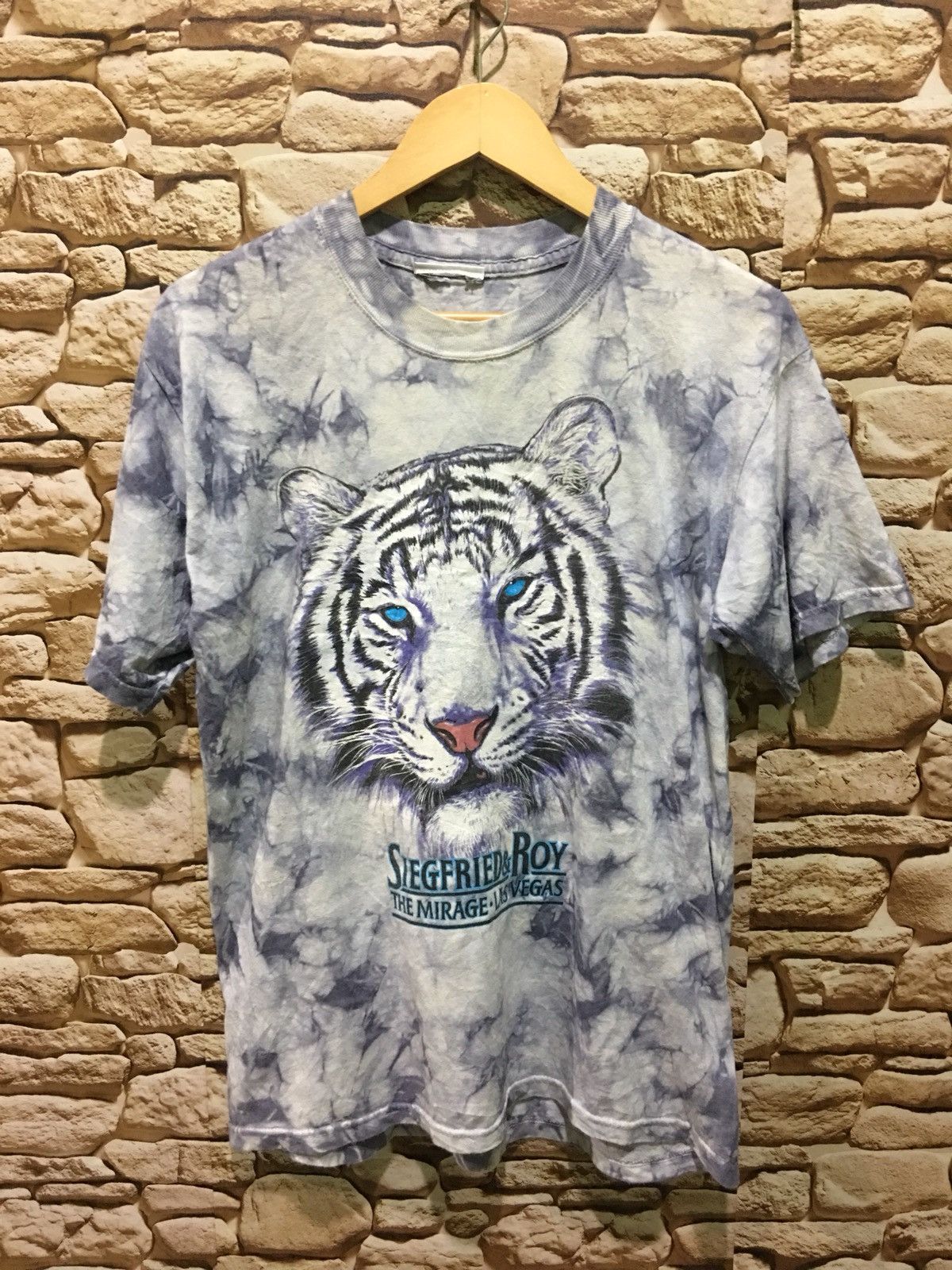 Vintage Vintage White Tiger animal prints illustration Shirt Size US L / EU 52-54 / 3 - 1 Thumbnail